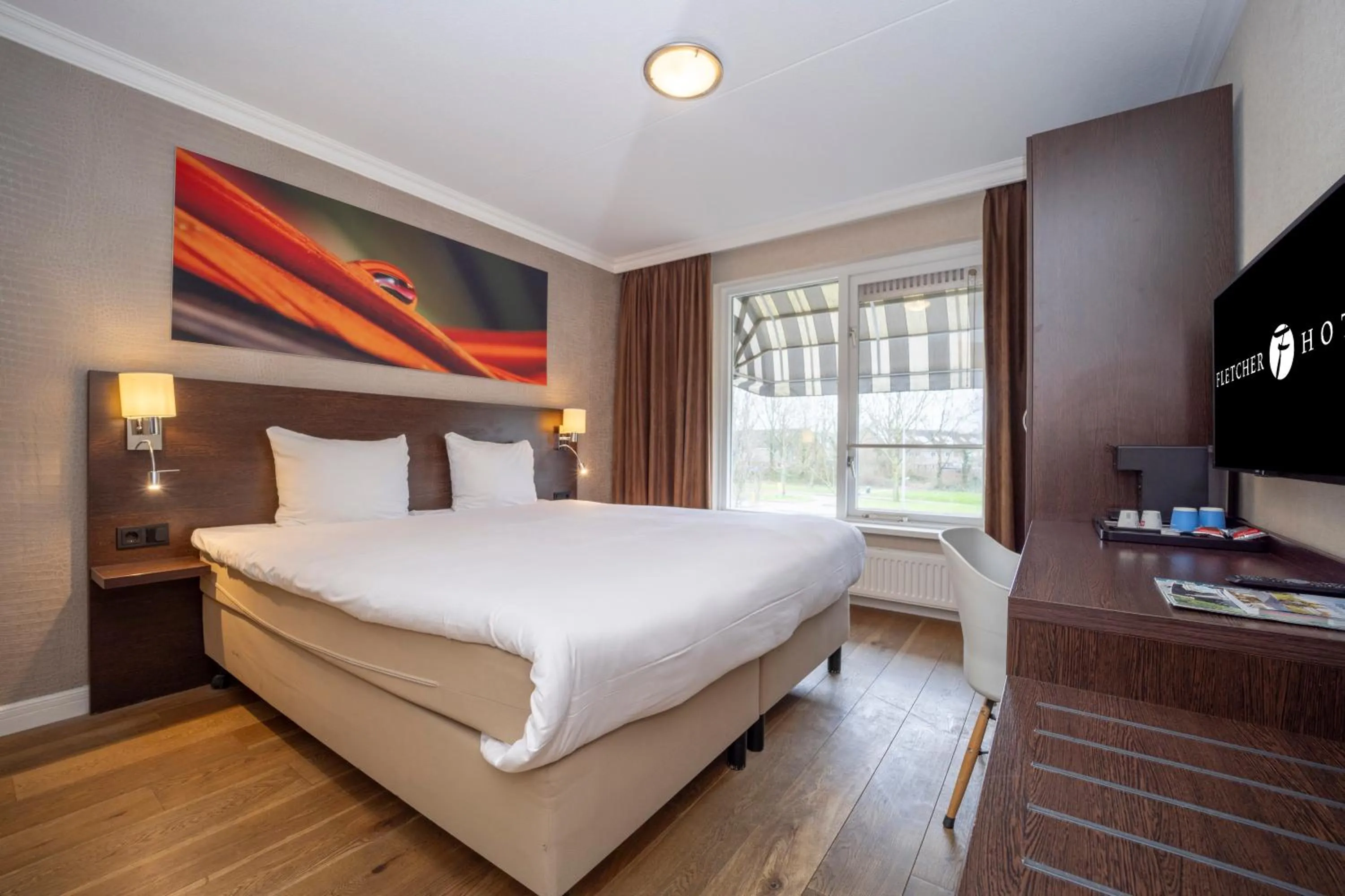 Double Room in Fletcher Hotel-Restaurant Arneville-Middelburg