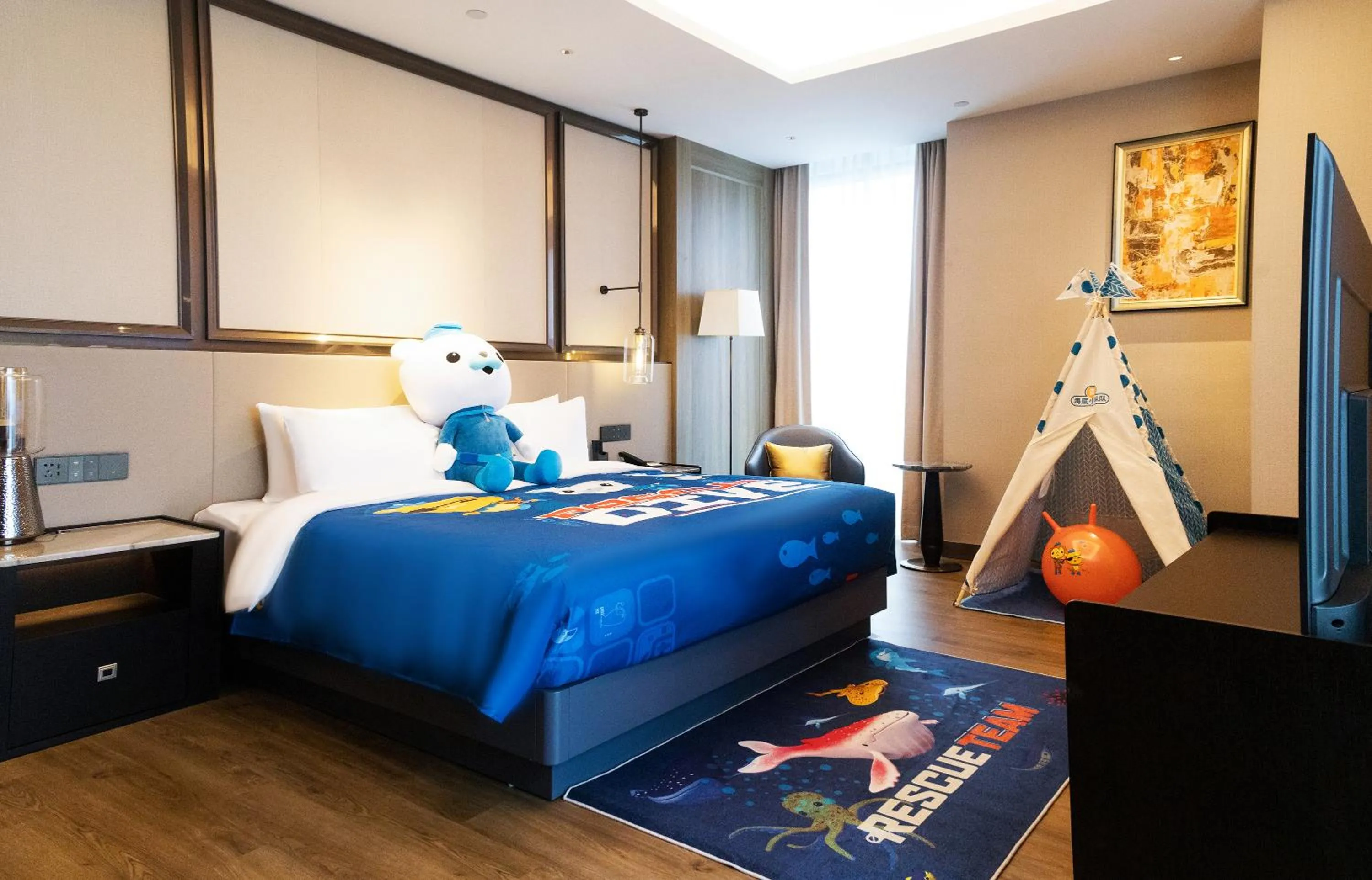 Two-Bedroom Suite with Living Area - Kids Theme in Crowne Plaza Hangzhou Linping by IHG