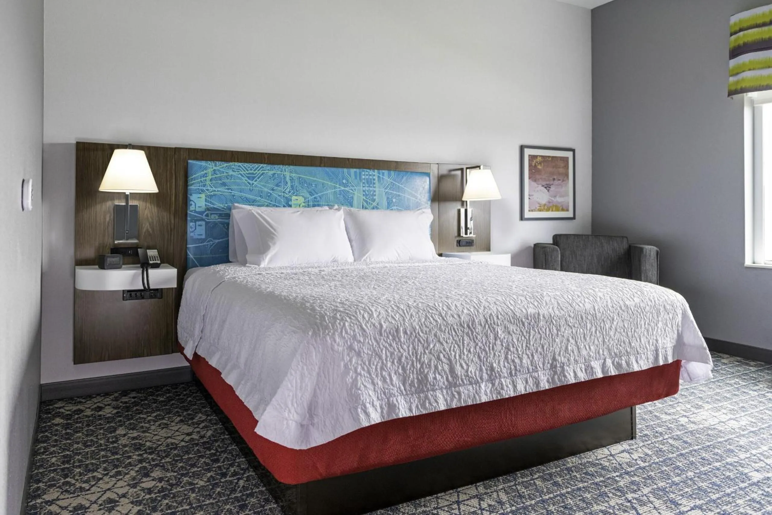 King Room with Microwave and Fridge in Hampton Inn & Suites Somerset