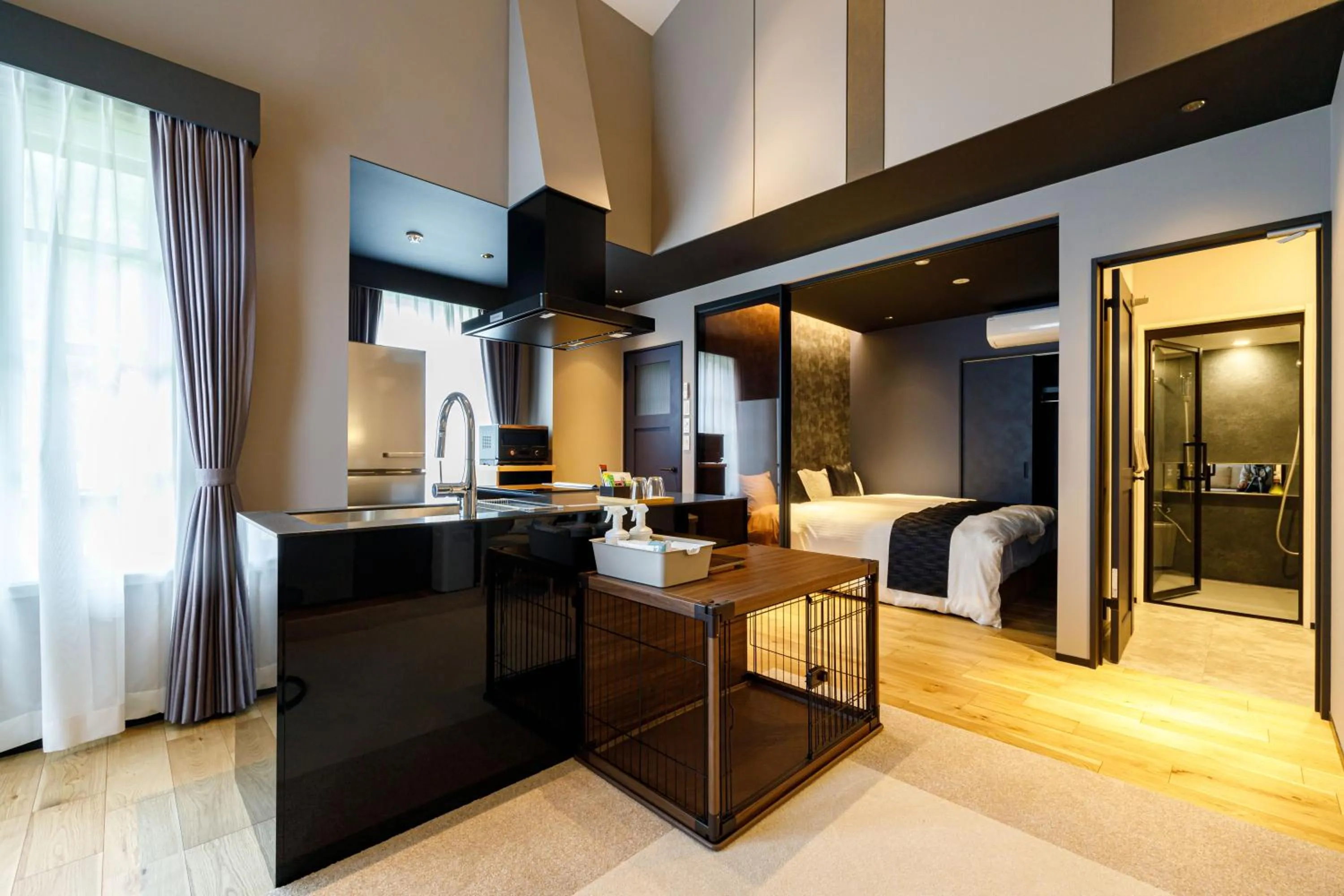 King Room with Balcony (Dog-friendly) - single occupancy - Non-Smoking in Eau Sol Vert Karuizawa Club