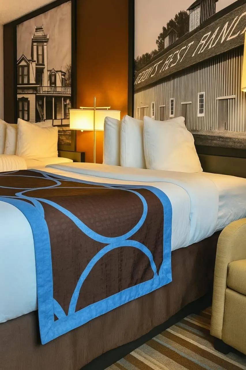 Double Room with Two Double Beds - Non-Smoking in Super 8 by Wyndham North Platte