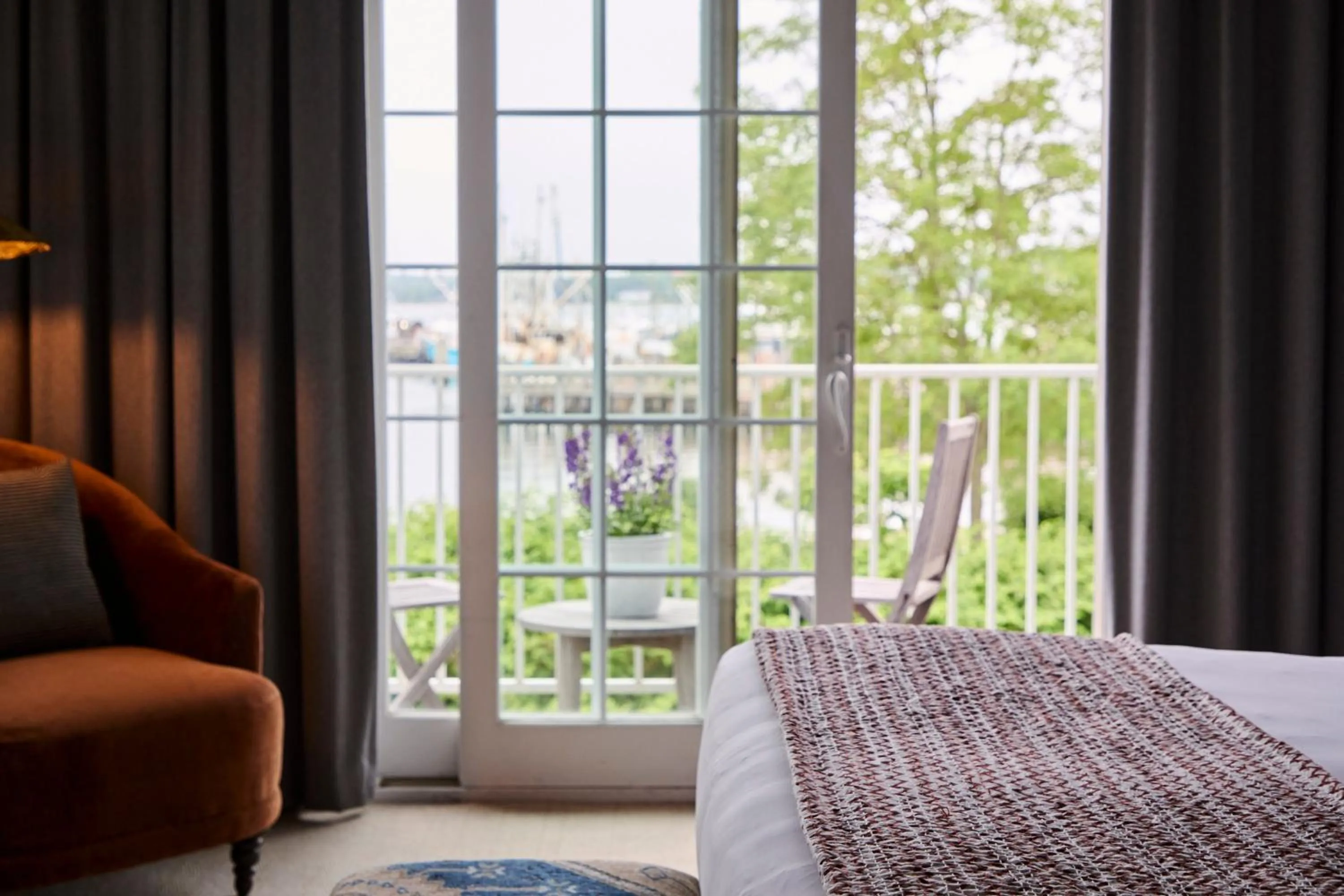 Harbor View Balcony Junior Suite in The Harbor Front Inn