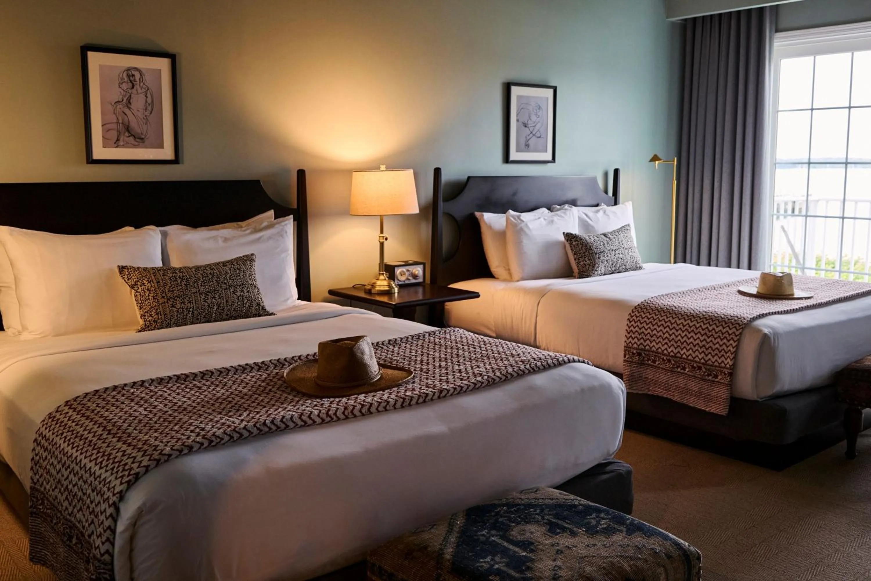 Partial Harbor View Balcony Two Queen in The Harbor Front Inn