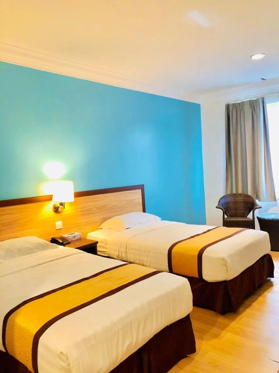 Deluxe Twin Room in TD Lodge Kota Belud