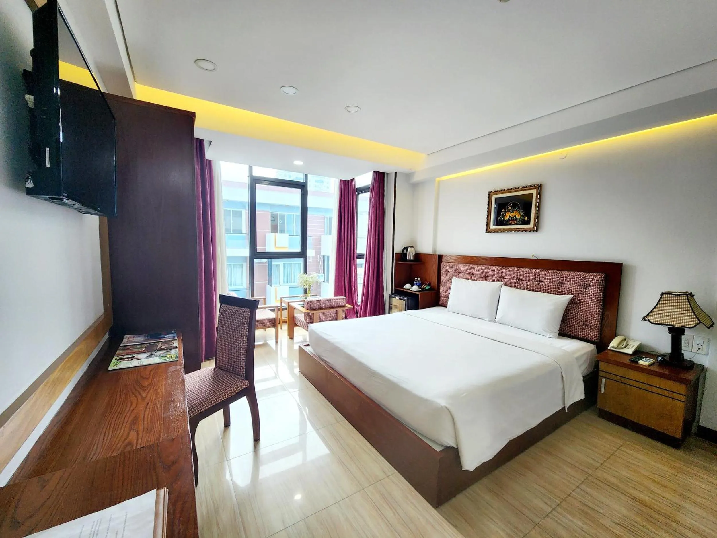 Deluxe Double or Twin Room with City View in Happy Light Central Nha Trang