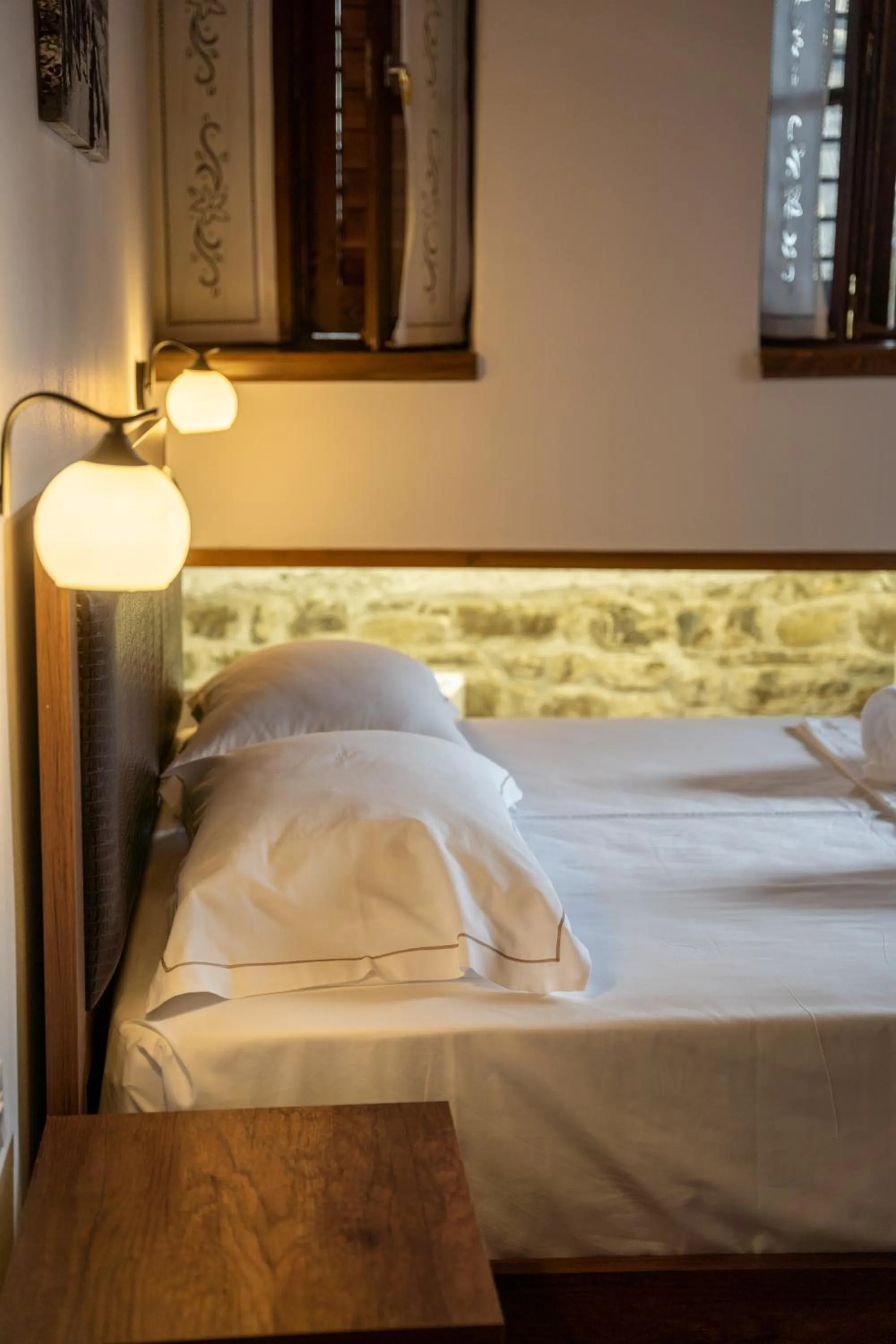 Deluxe Double Room with Castle View in Hotel Kapllani