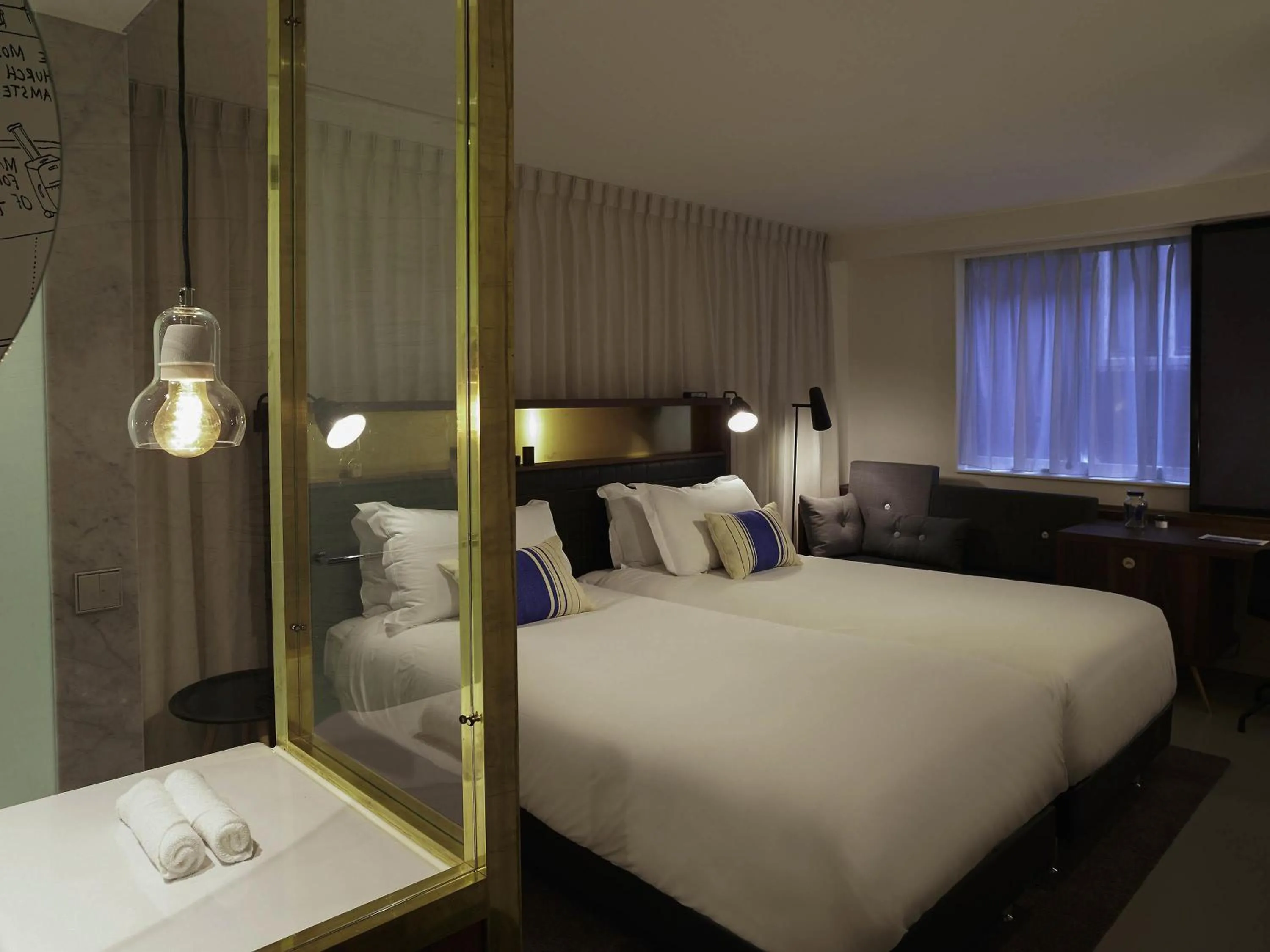 Superior Twin Room in INK Hotel Amsterdam - MGallery Collection