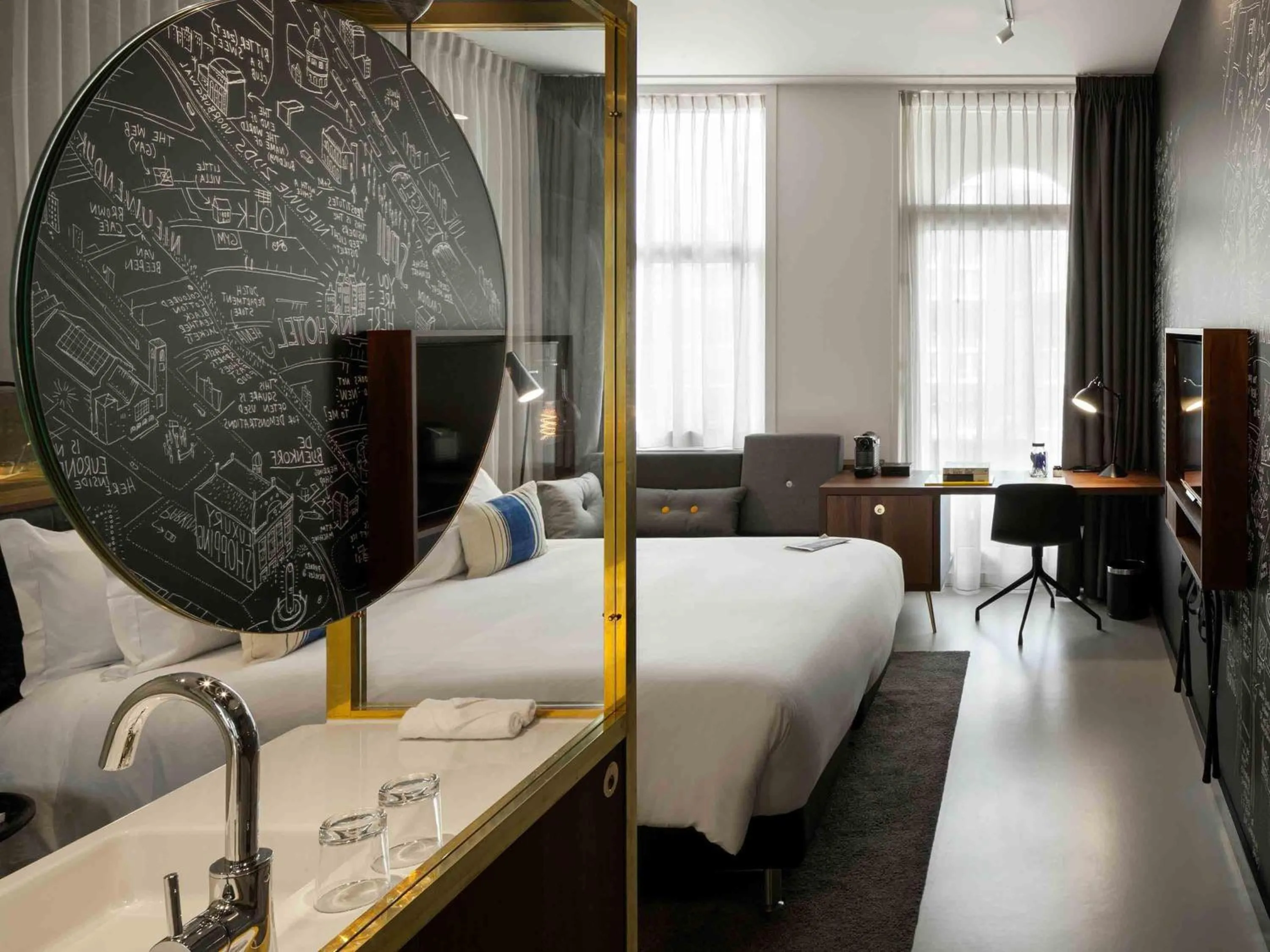 Deluxe King Room in INK Hotel Amsterdam - MGallery Collection