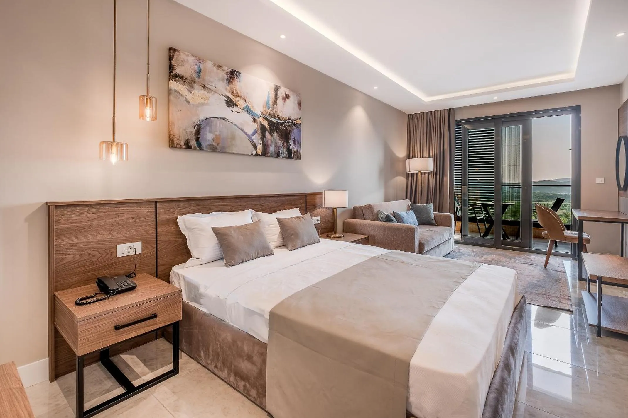 King Studio with Sea View in Montenegro Lodge