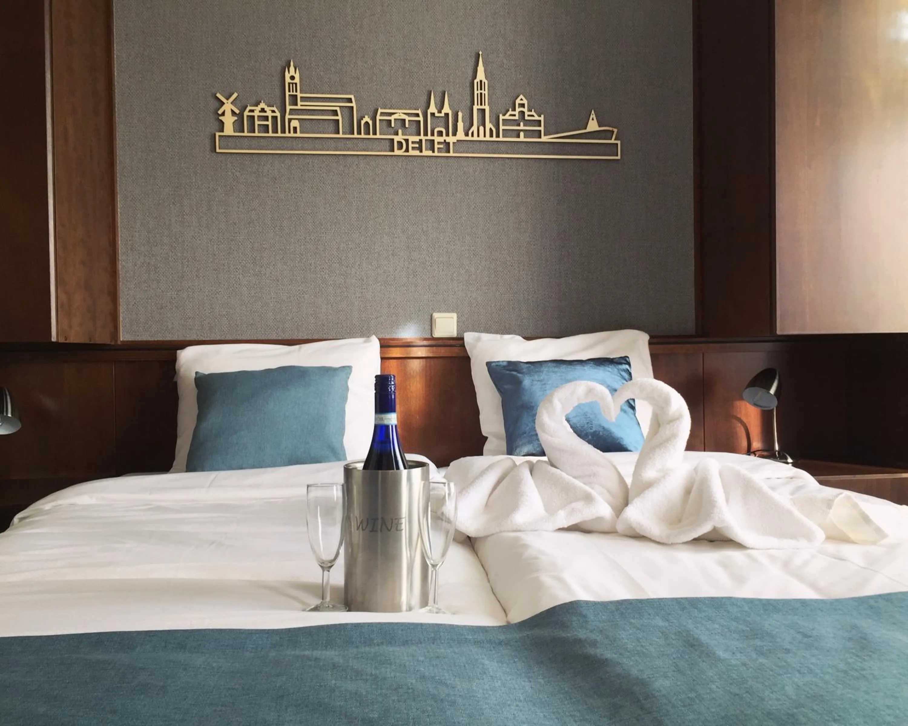 Deluxe Double Room in Hotel Johannes Vermeer Delft