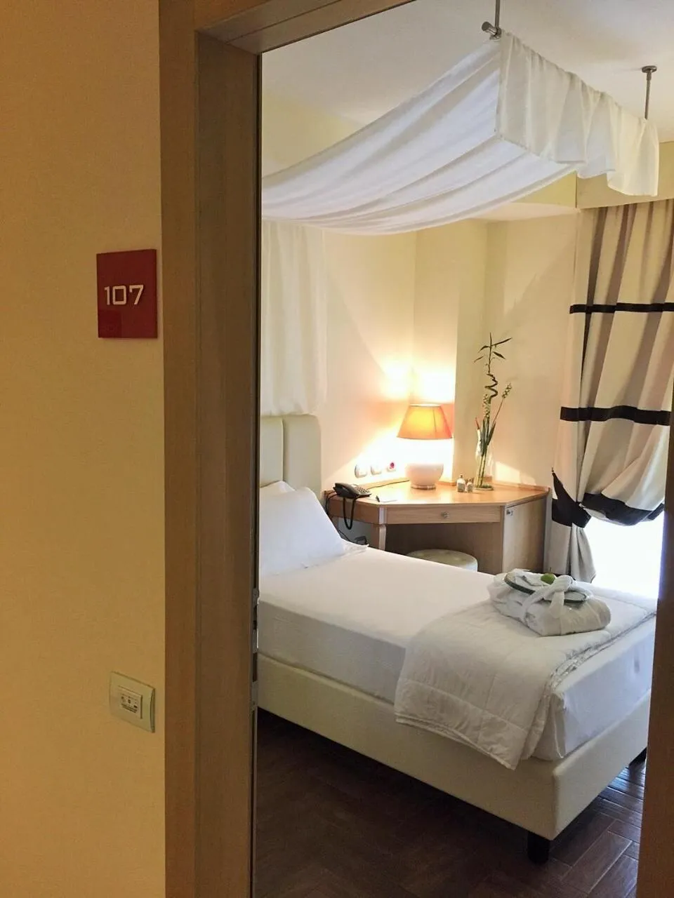 Single Room with Balcony in Erbavoglio Hotel