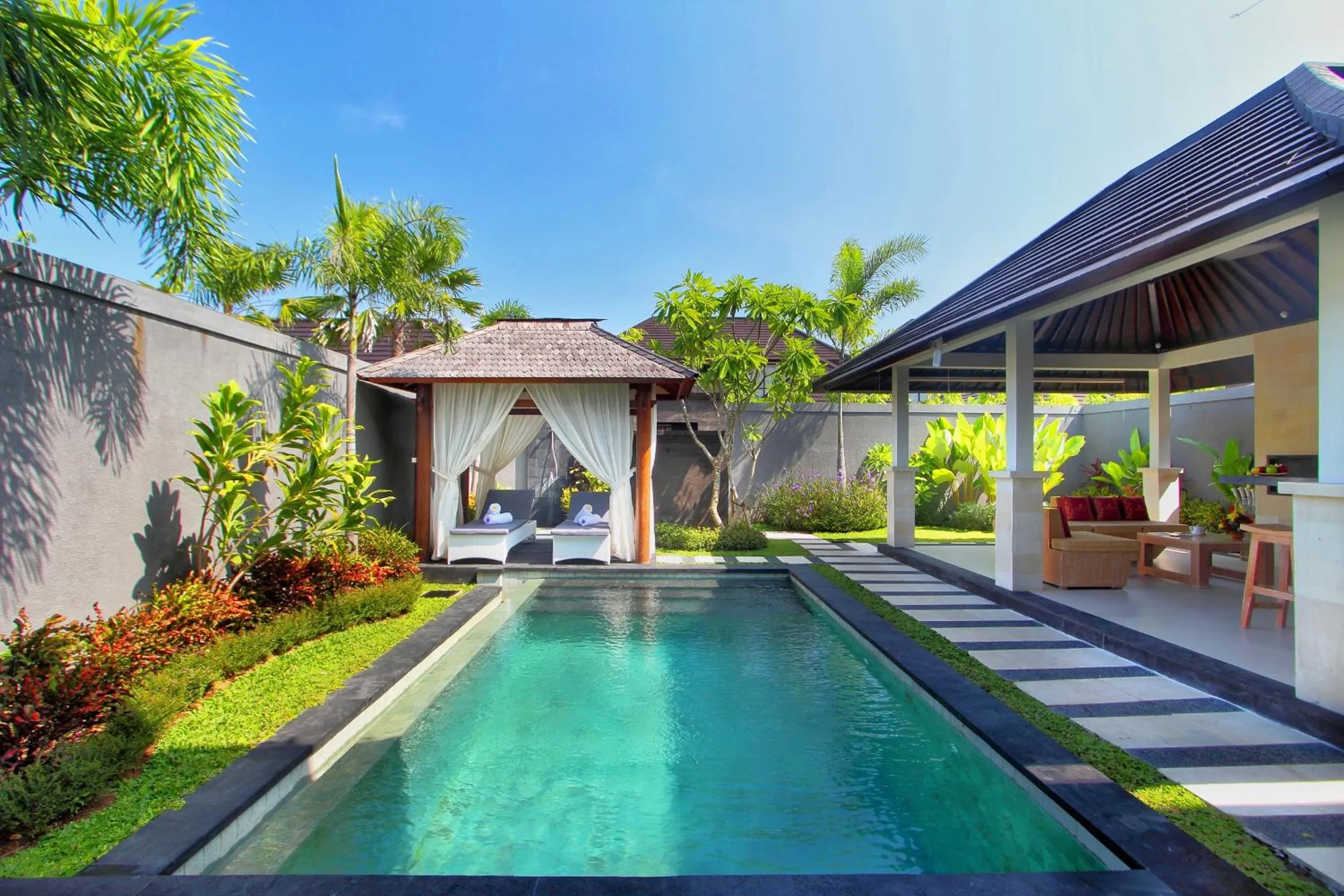 Two Bedroom Private Pool with Afternoon Tea in Agata Villas Seminyak