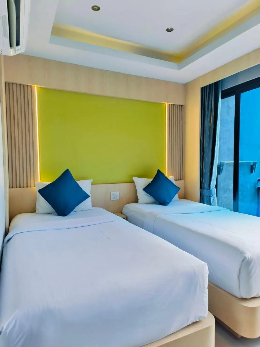 Superior Twin Room with Pool View in Coco Bella Hotel