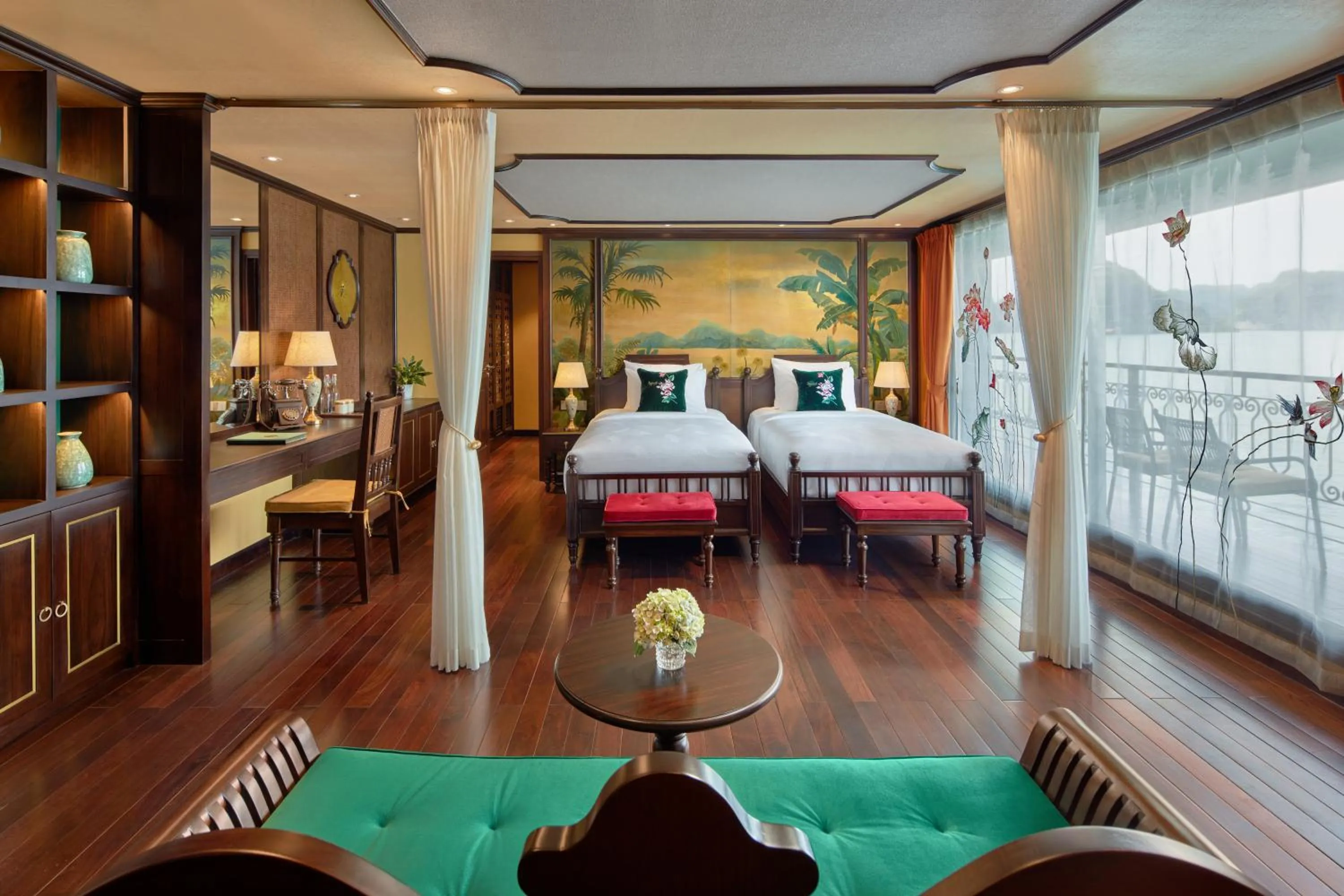  Executive Suite Double or Twin Sea View With Balcony - 2 Days 1 Night  in Indochine Premium Halong Bay
