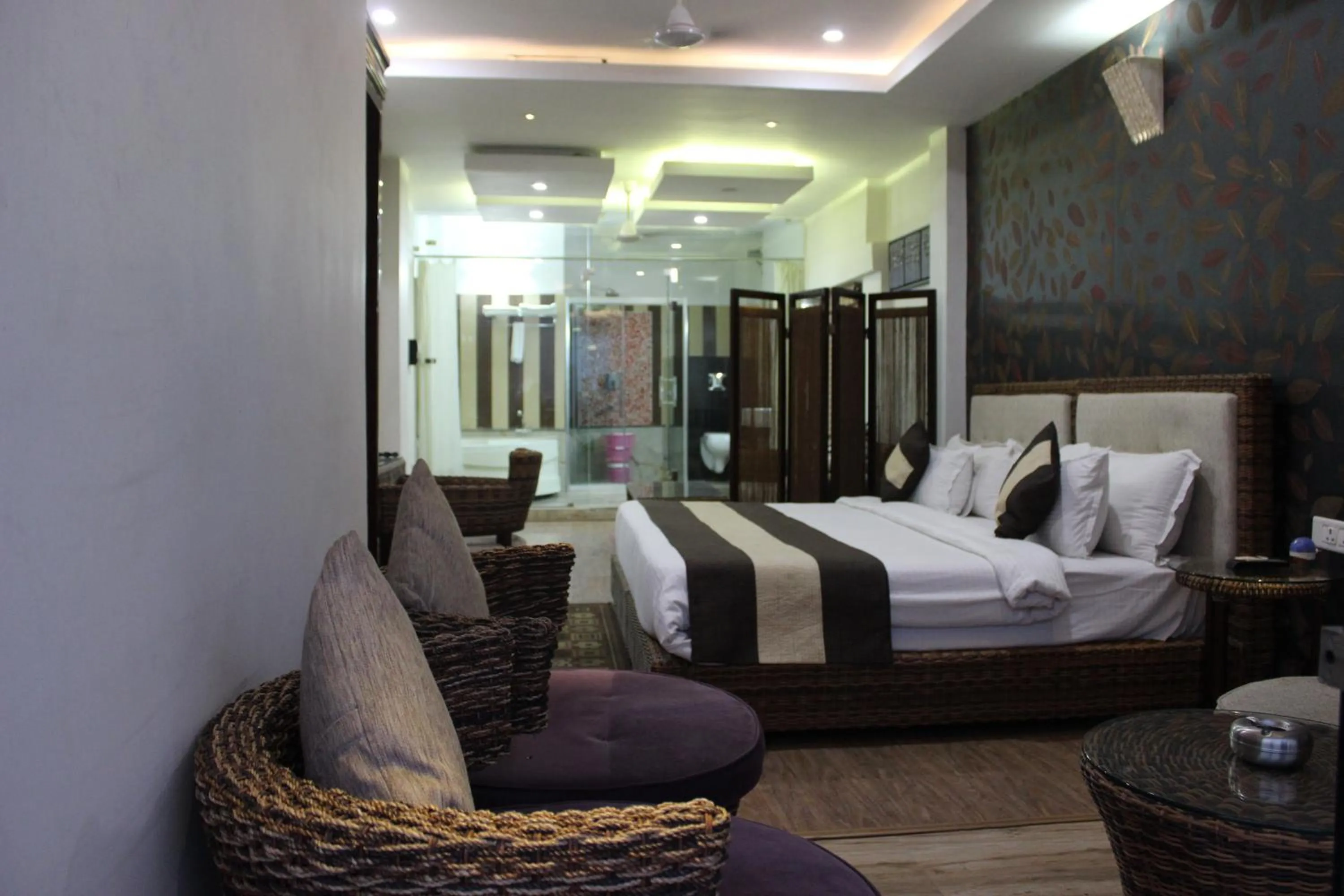 King Room with Balcony in Ganga Exotica