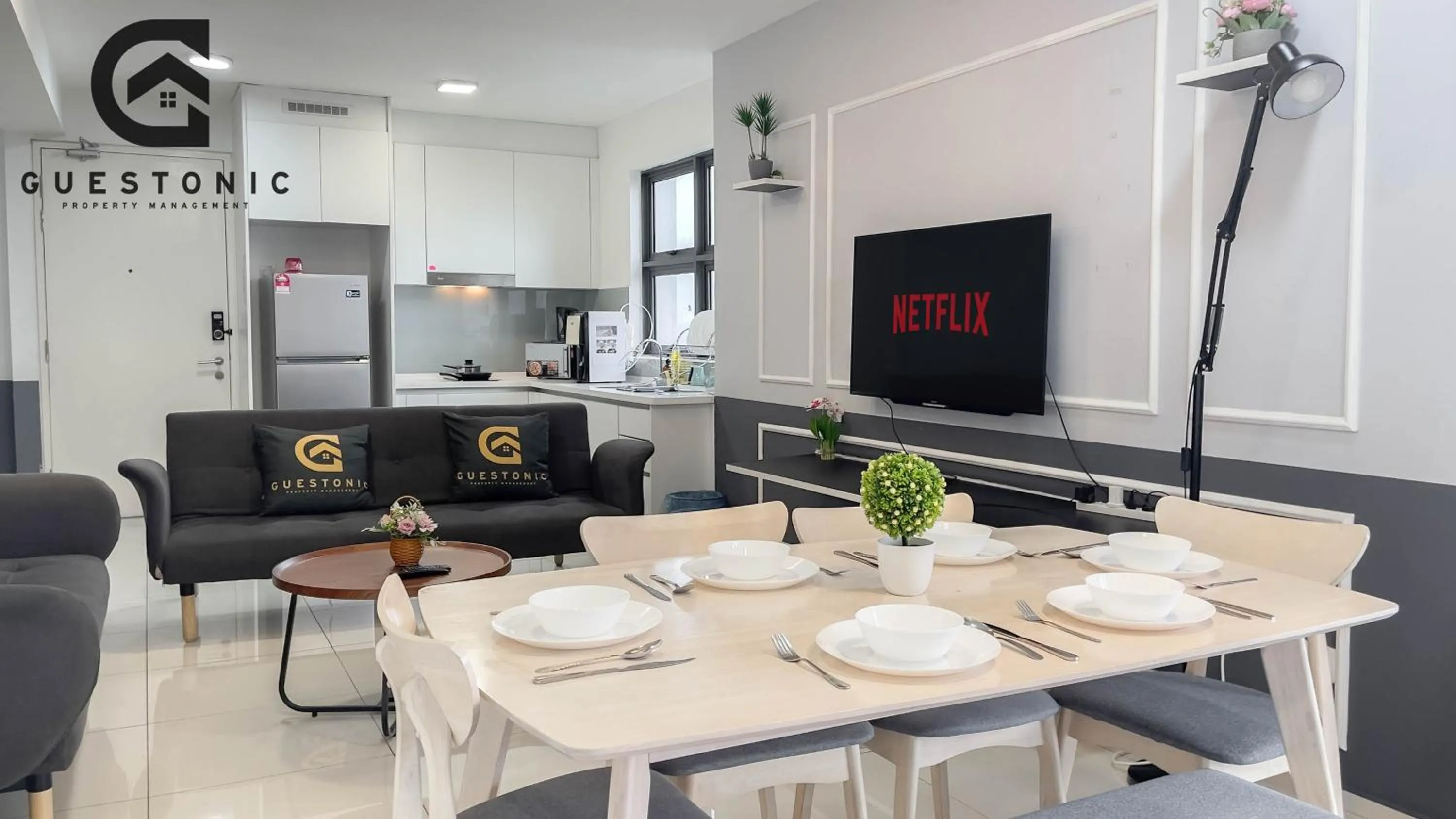 Two-Bedroom Apartment in EkoCheras Cozy Suite by GUESTONIC