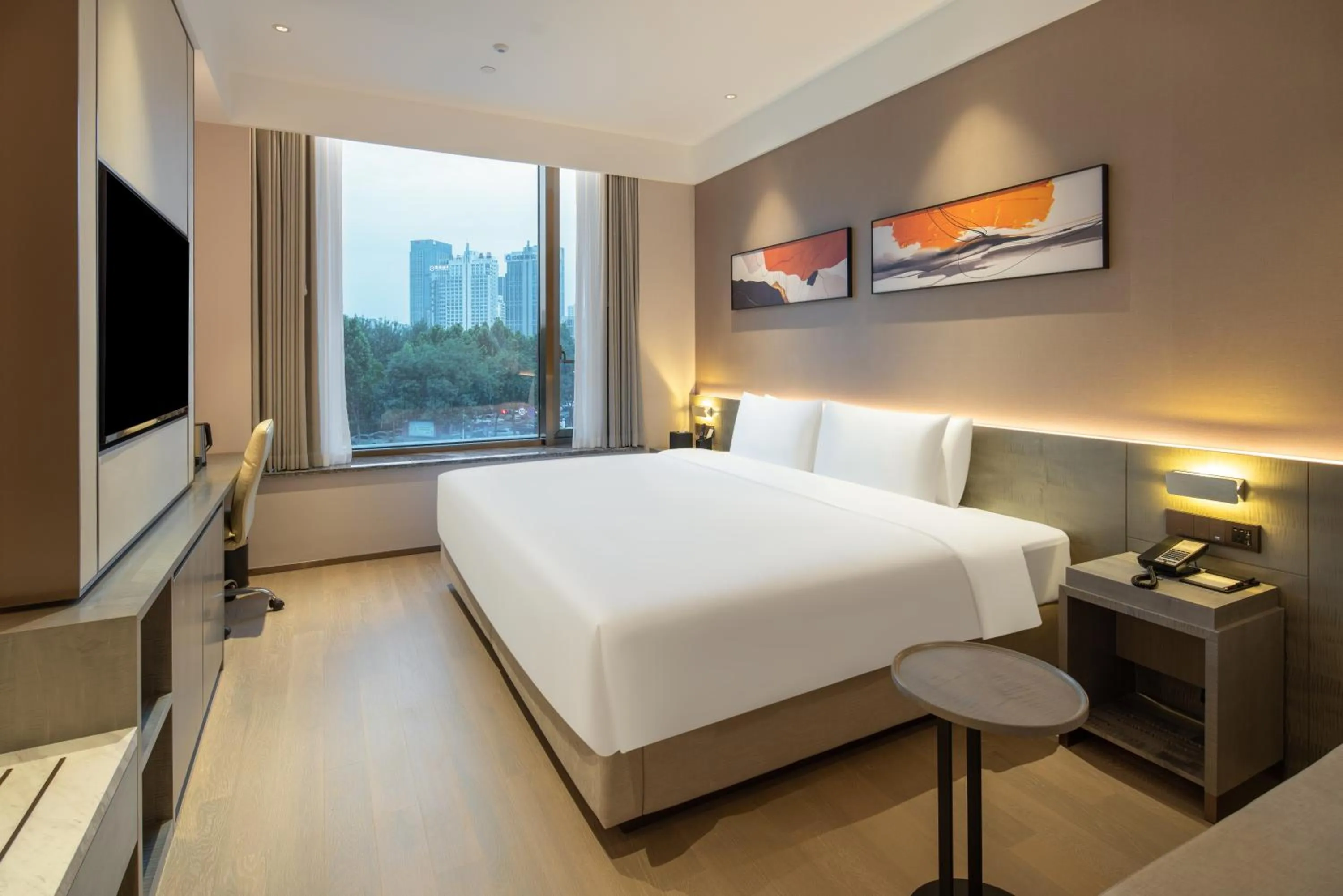 King Room with Sofa Bed and Garden View in Hyatt Place Linyi People Square