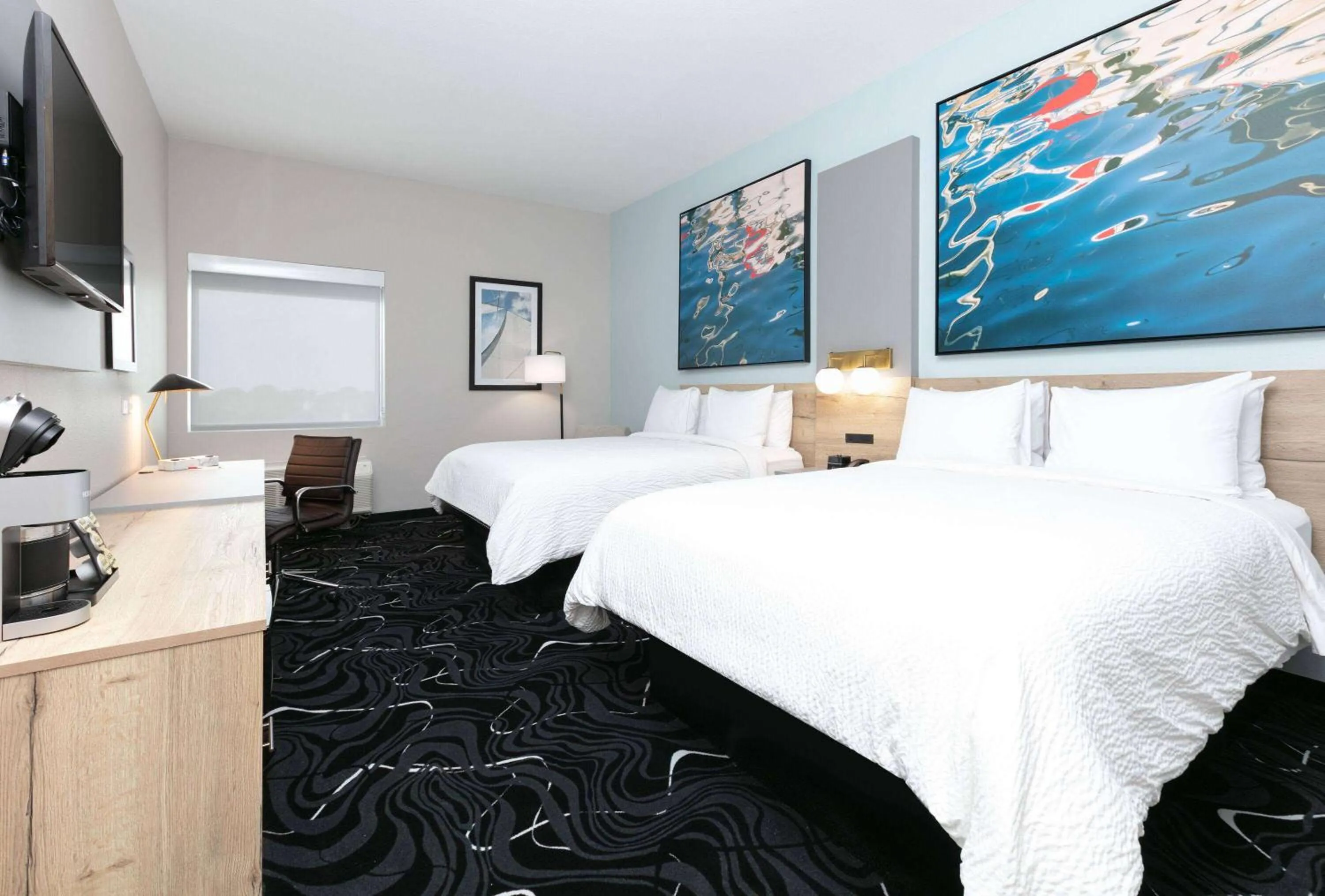 Queen Room with Two Queen Beds - Non-Smoking in The Elm, a Ramada by Wyndham