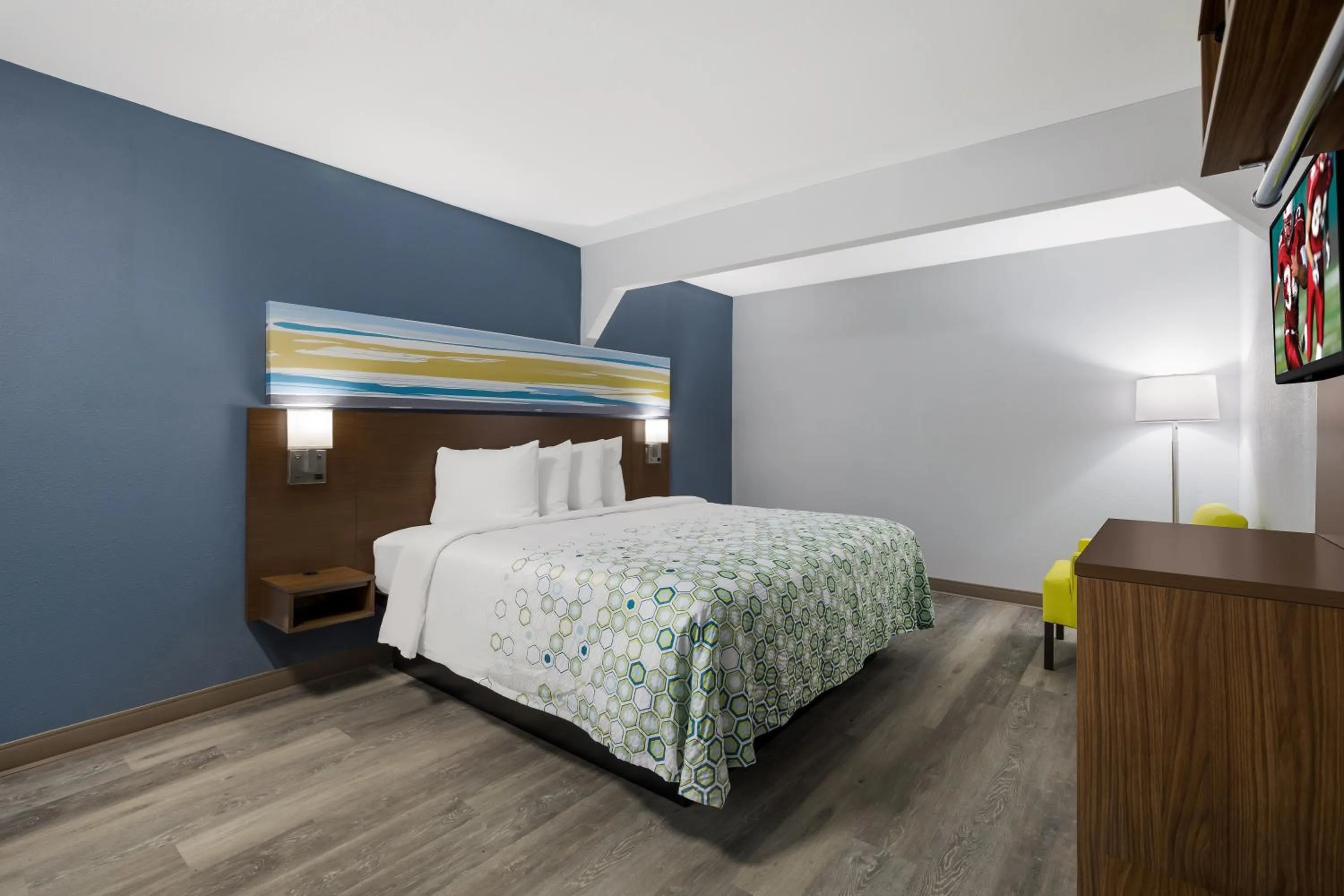 Studio Room One King Bed and Two Double Beds Non-Smoking in HomeTowne Studios by Red Roof Orange, TX