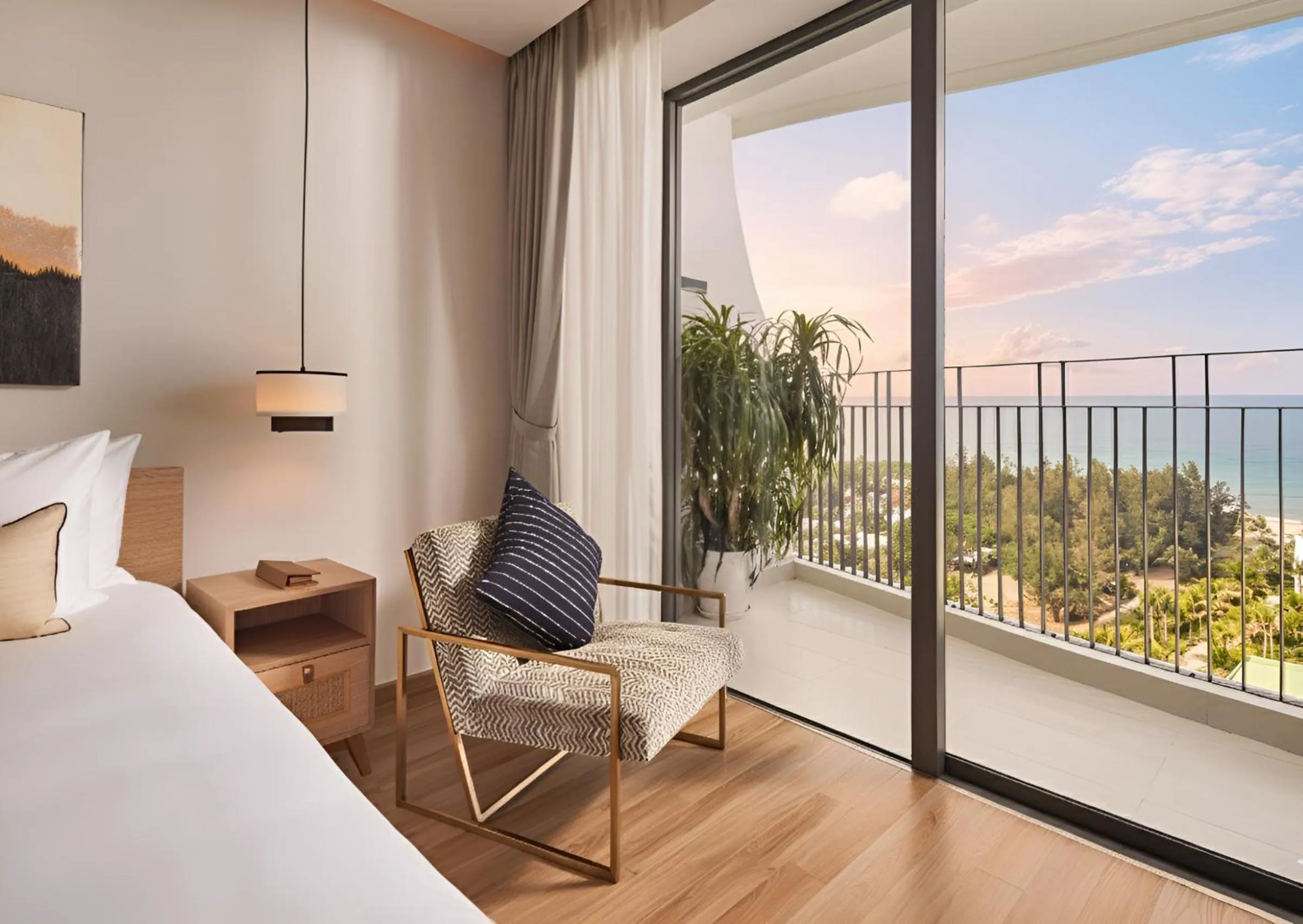 King Studio with Ocean View in Wyndham Hoi An Royal Beachfront Resort & Villas