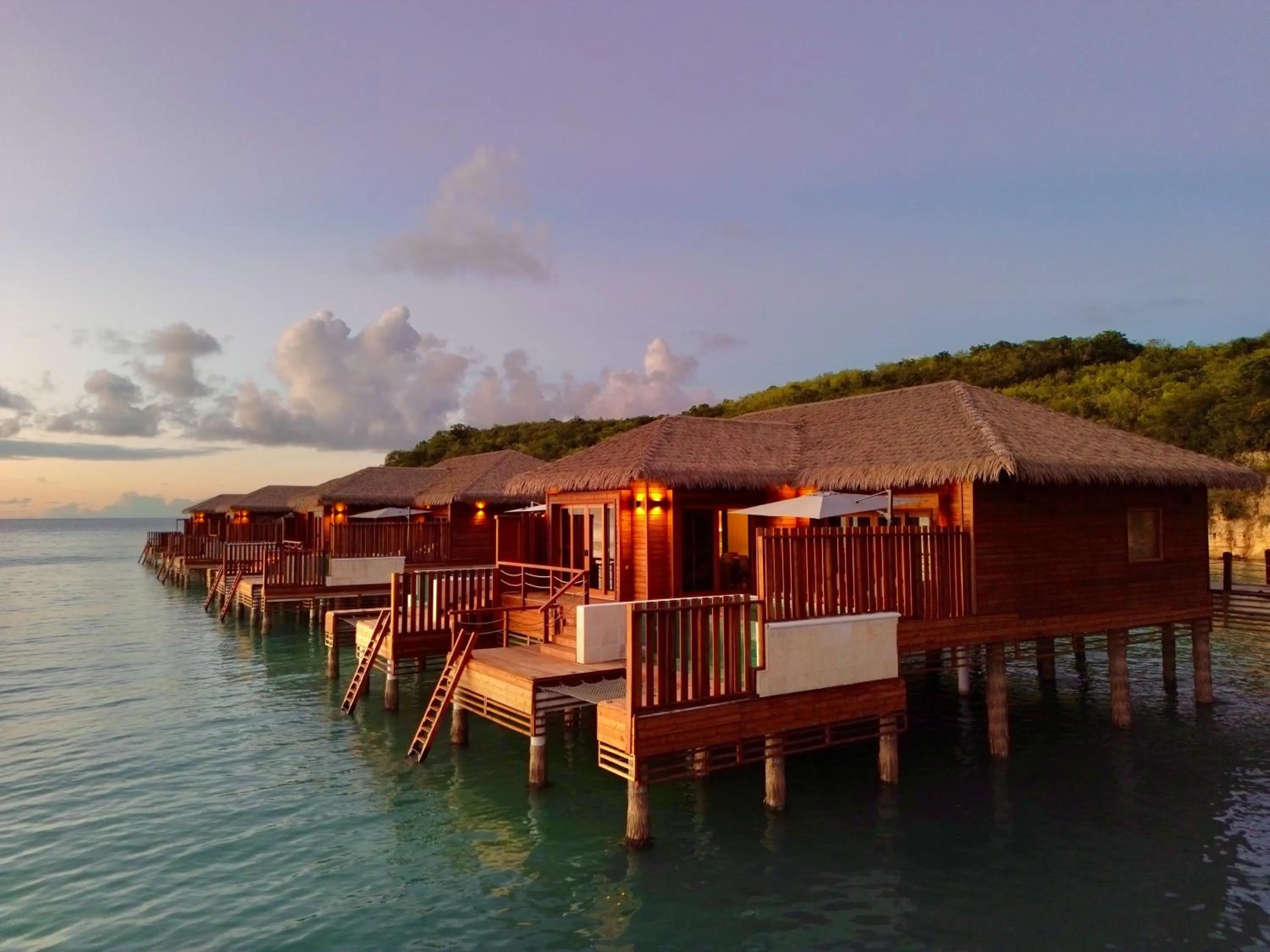 Chairman Sunset Overwater Bungalow Two Bedroom Suite Diamond Club in Royalton CHIC Antigua, An Autograph Collection All-Inclusive Resort - Adults Only