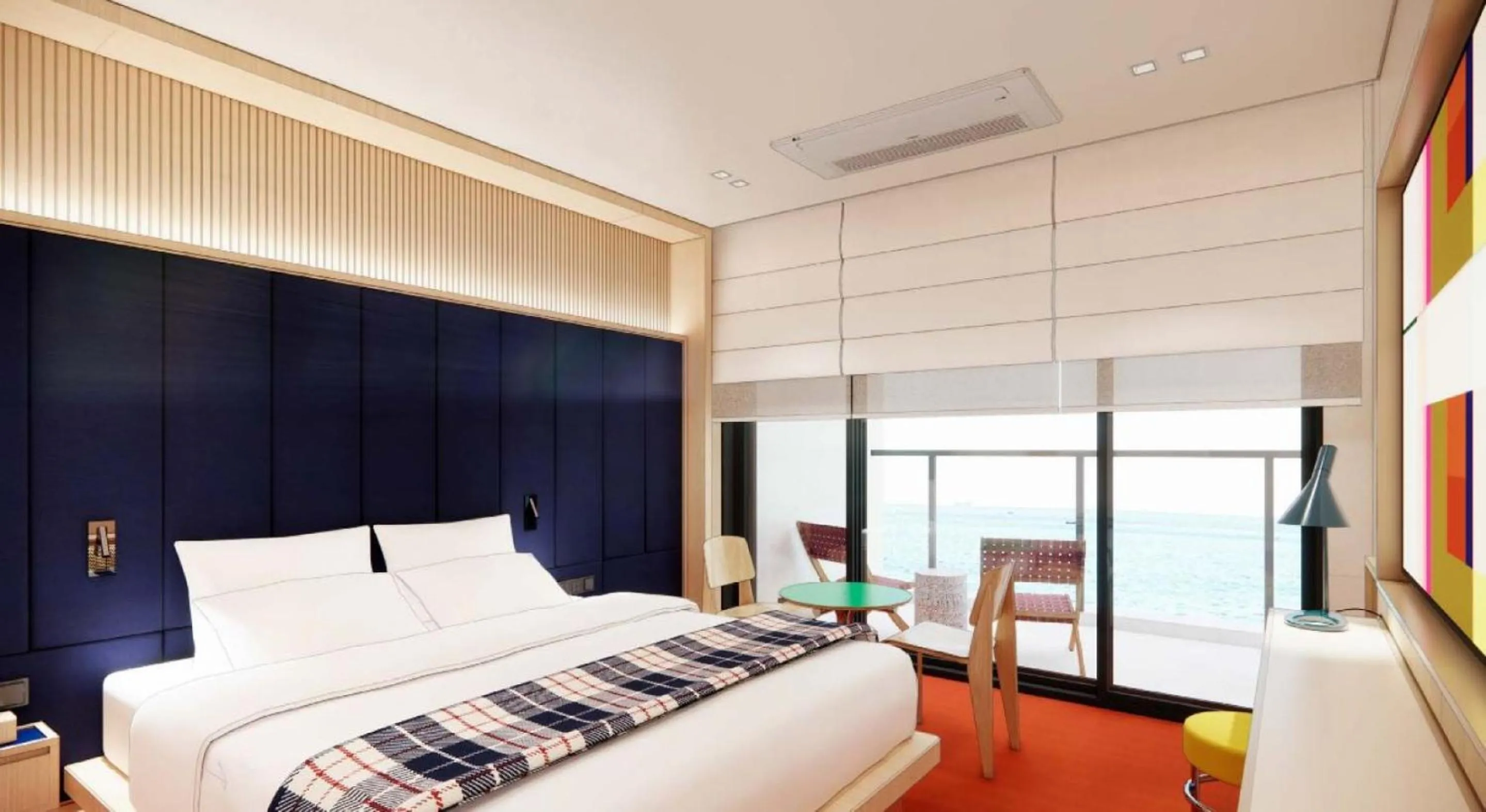 Oceanview Deluxe Queen Terrace in The Coolest Hotel