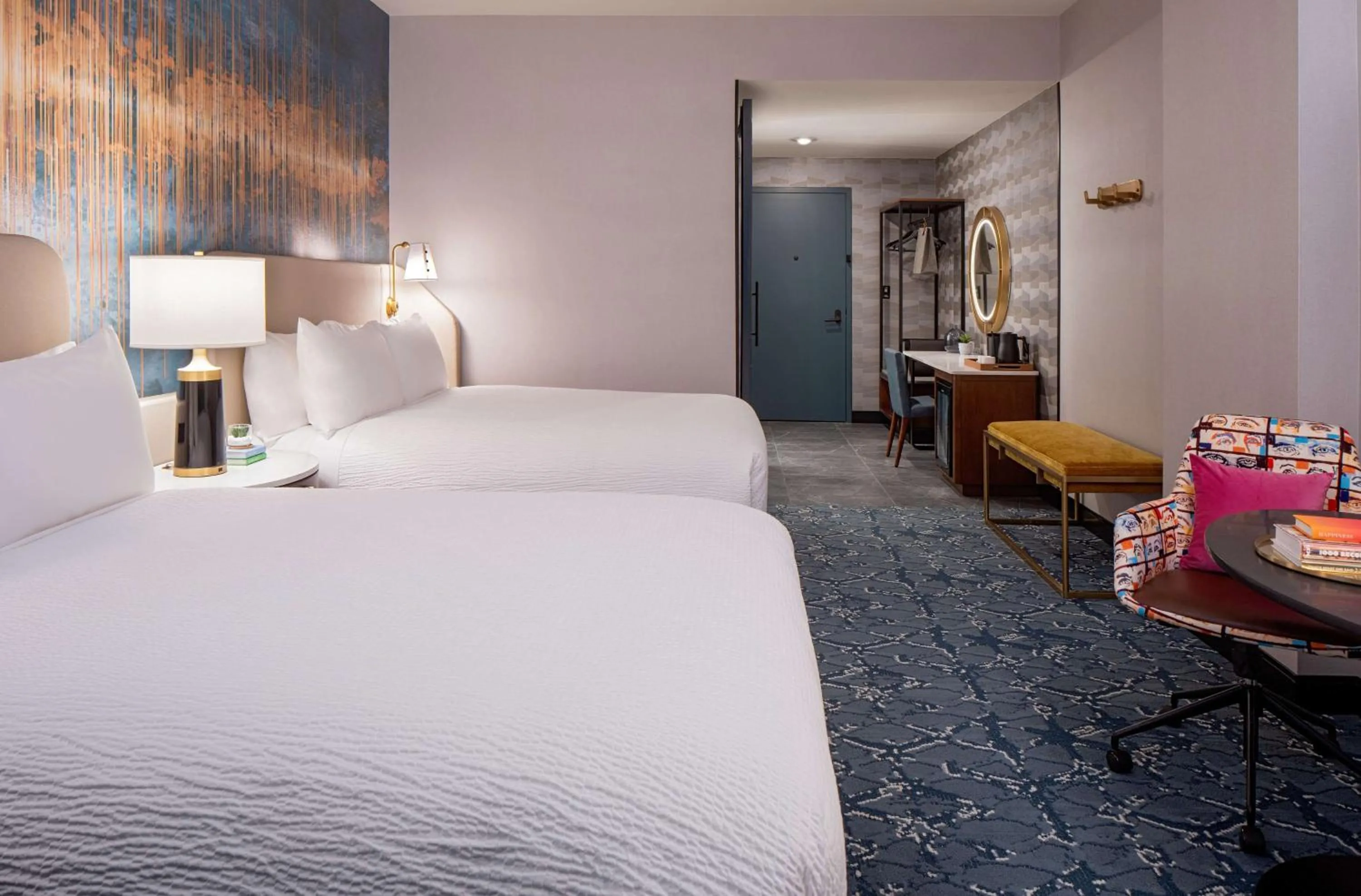 Queen Room with Two Queen Beds - Hearing Access in Tempo By Hilton Nashville Downtown