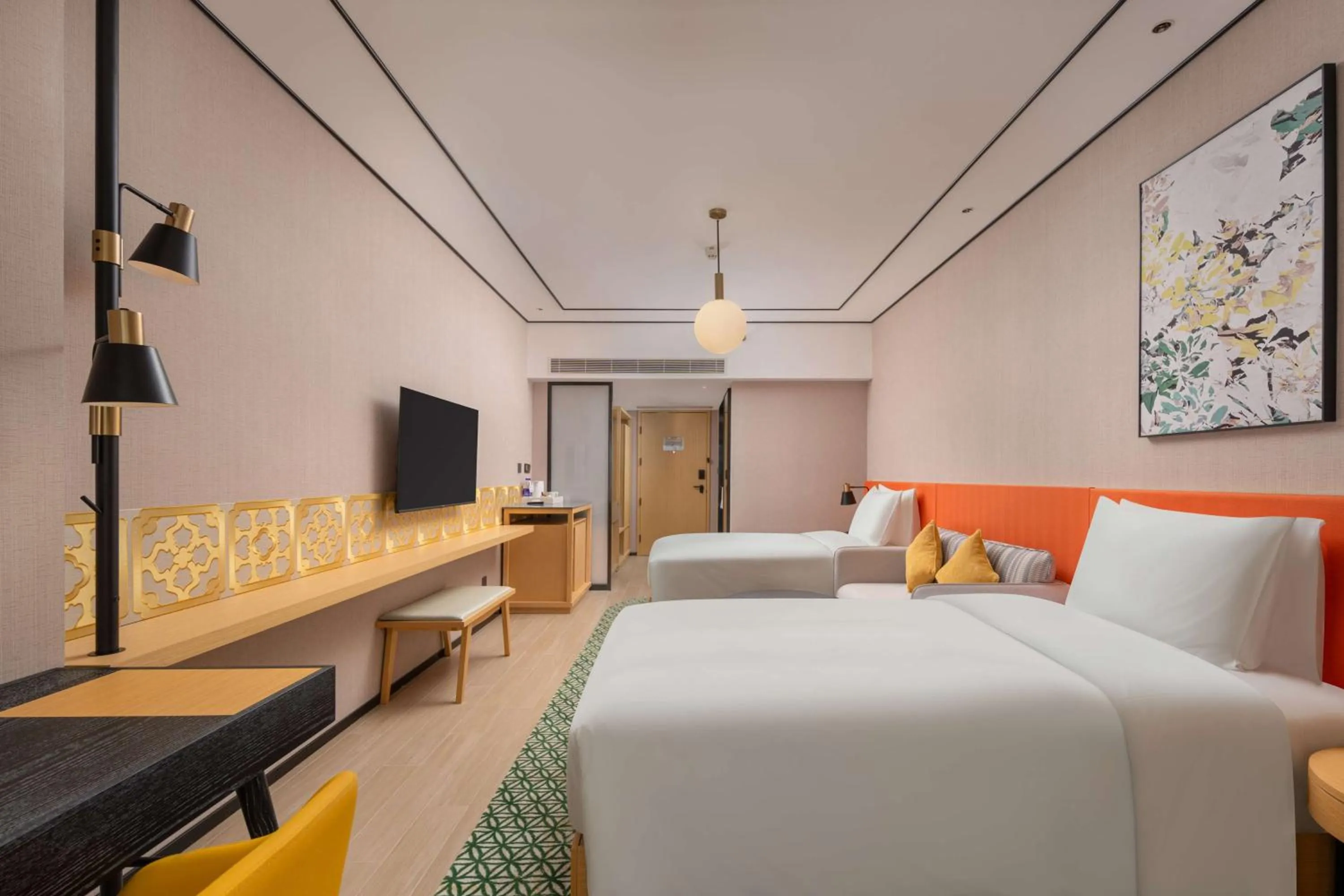 Twin Room - High Floor in Hilton Garden Inn Guangzhou Airport Aerotropolis - Free shuttle to Airport
