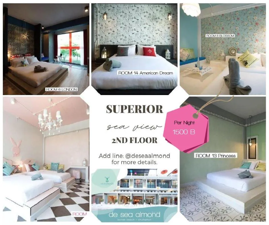 Superior Double Room with Sea View in De Sea Almond