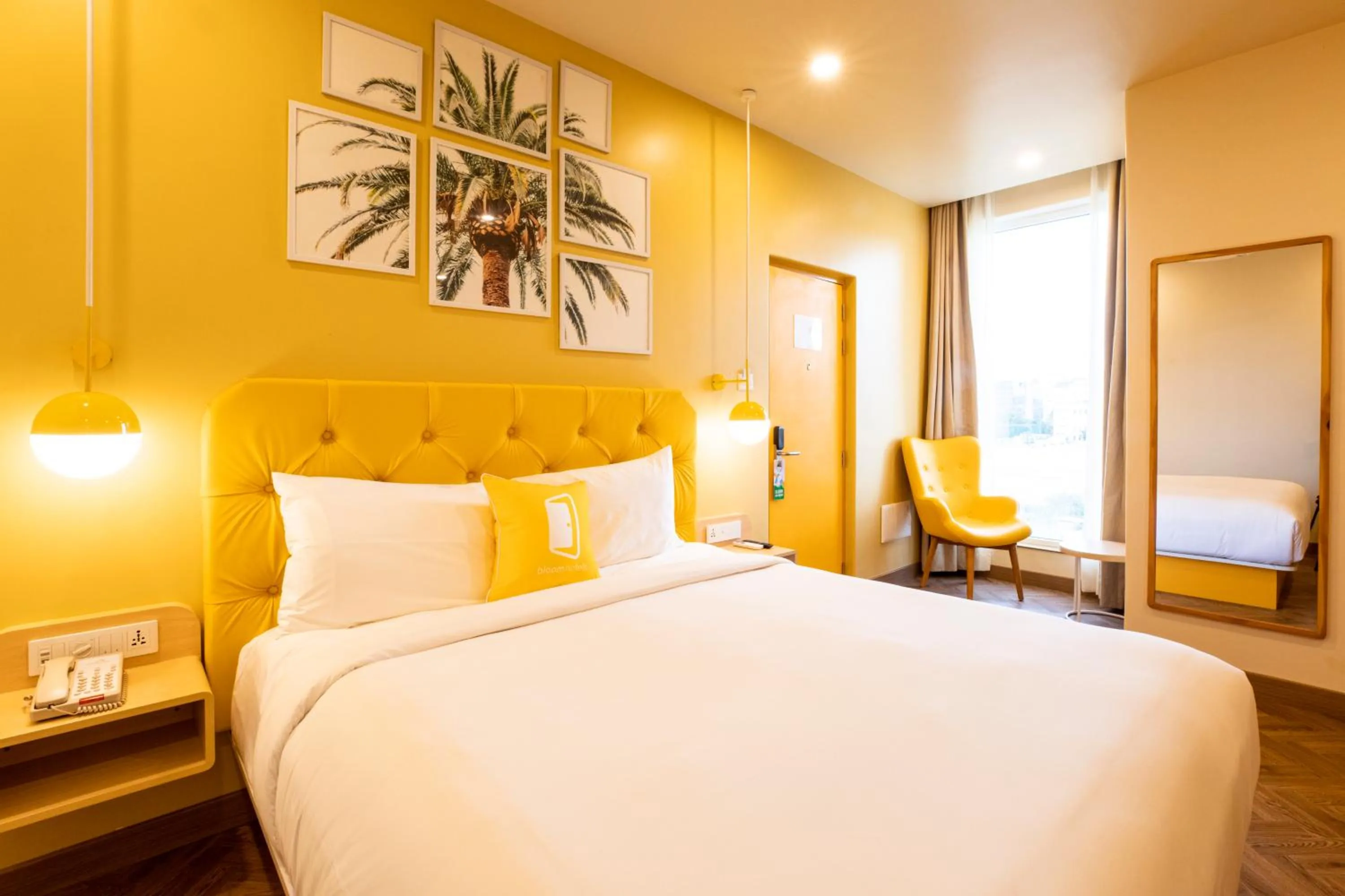 Deluxe King Room - single occupancy in Bloom Hub l ORR Marathahalli