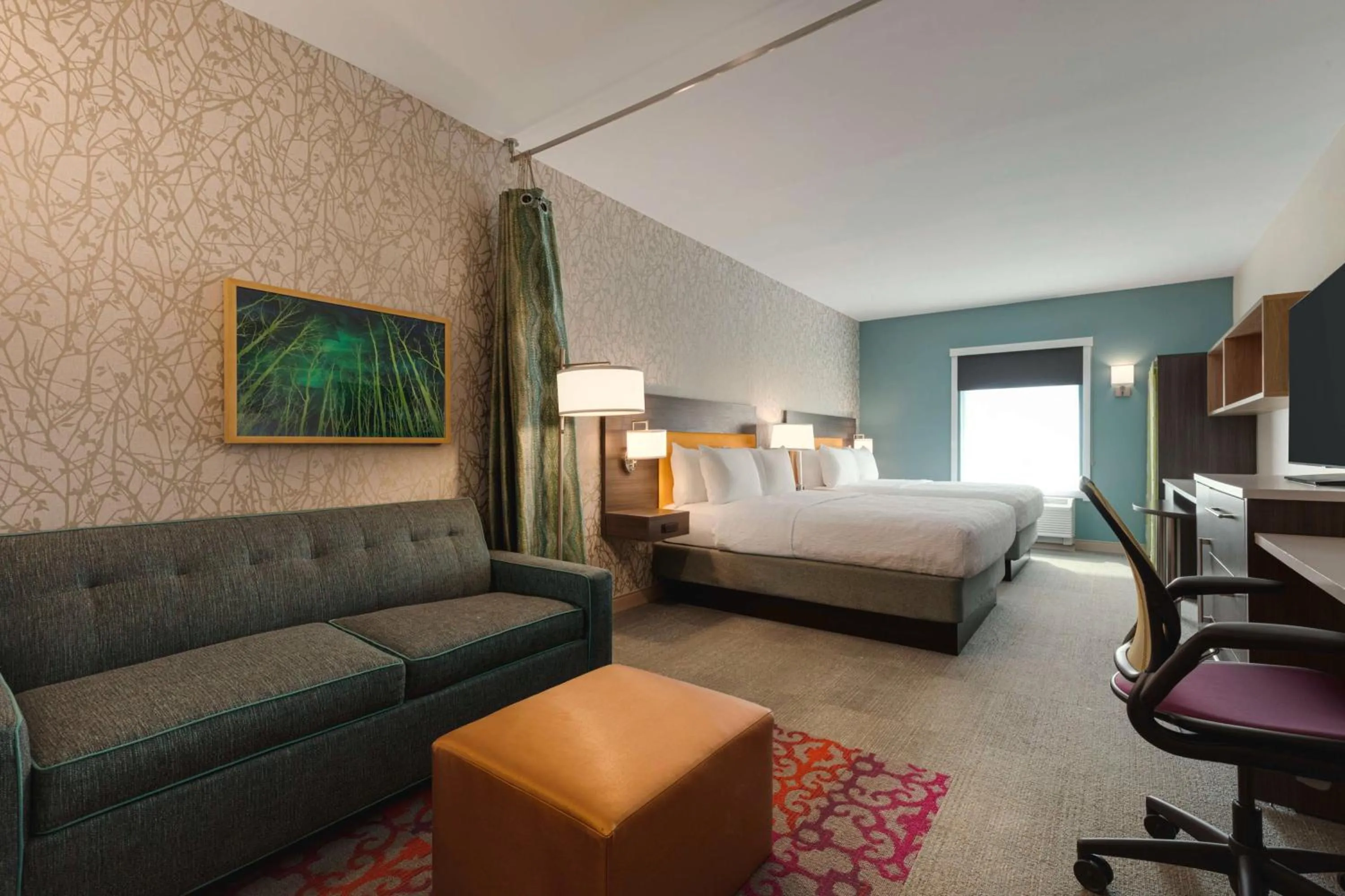 Studio Suite with Two Queen Beds - Hearing Access in Home2 Suites By Hilton Dalton