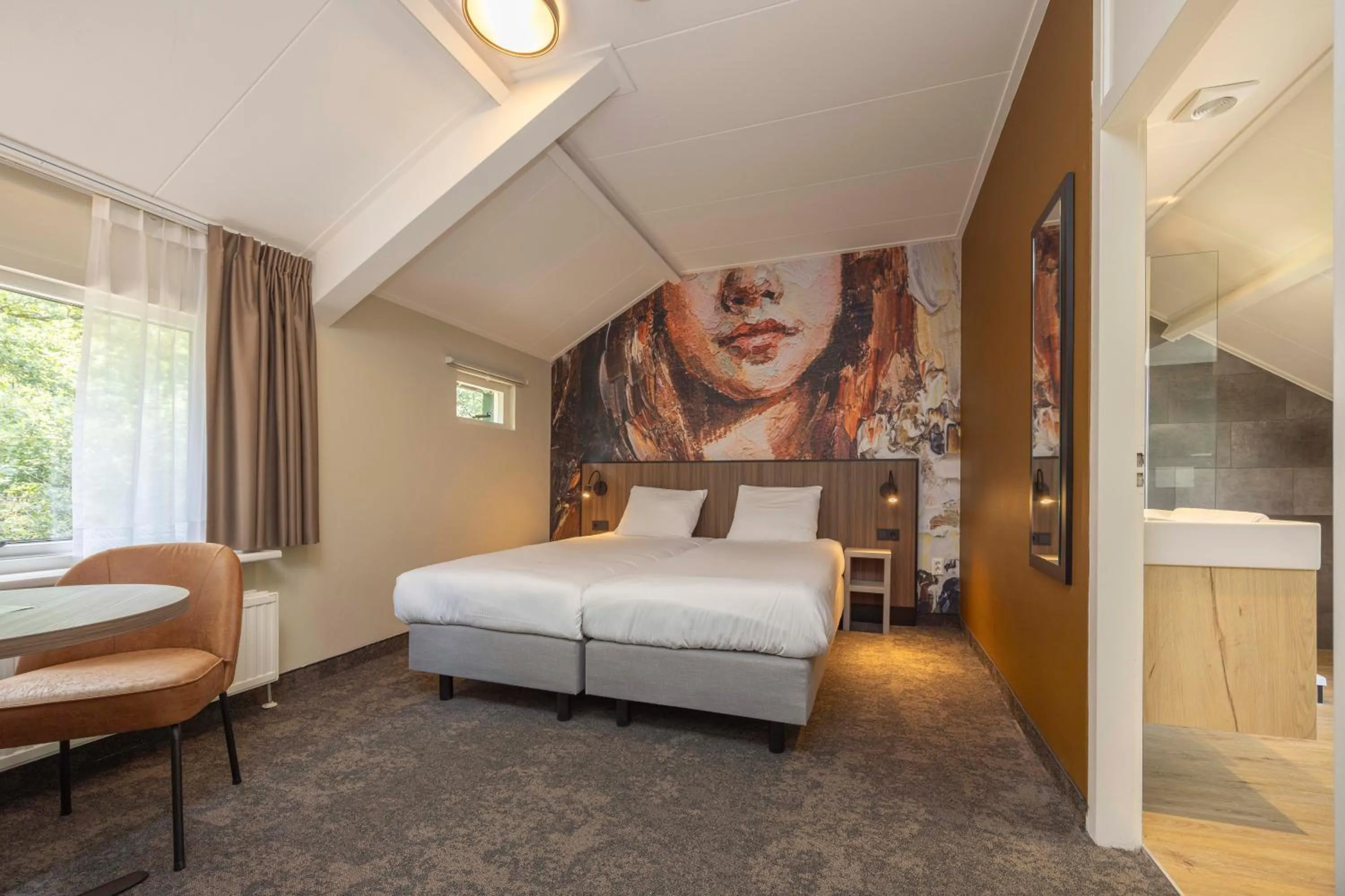 Comfort Double Room in Fletcher Hotel Restaurant Victoria-Hoenderloo