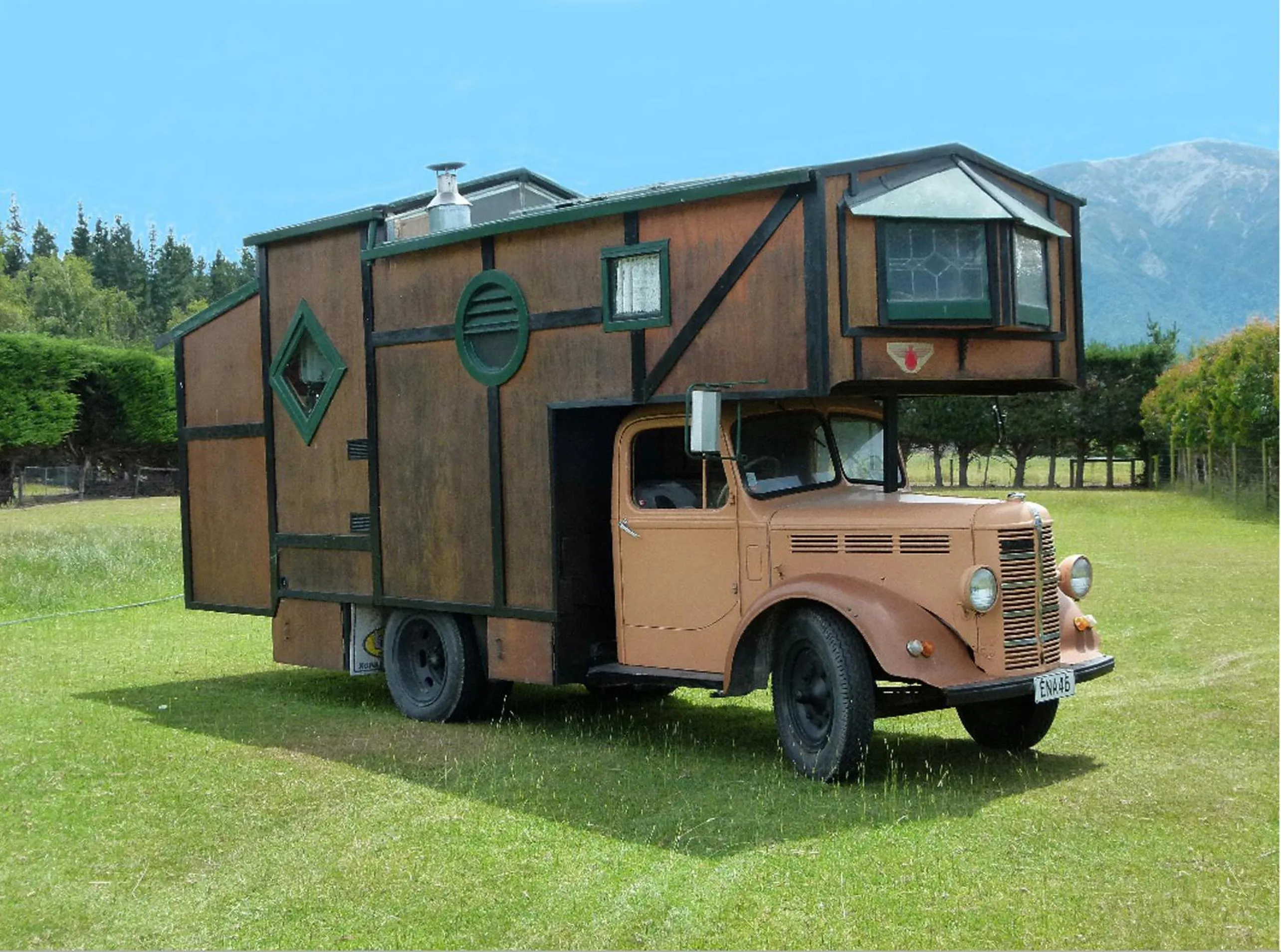 House Truck in Wacky Stays - unique farm-stay glamping rentals, FREE animal feeding tours
