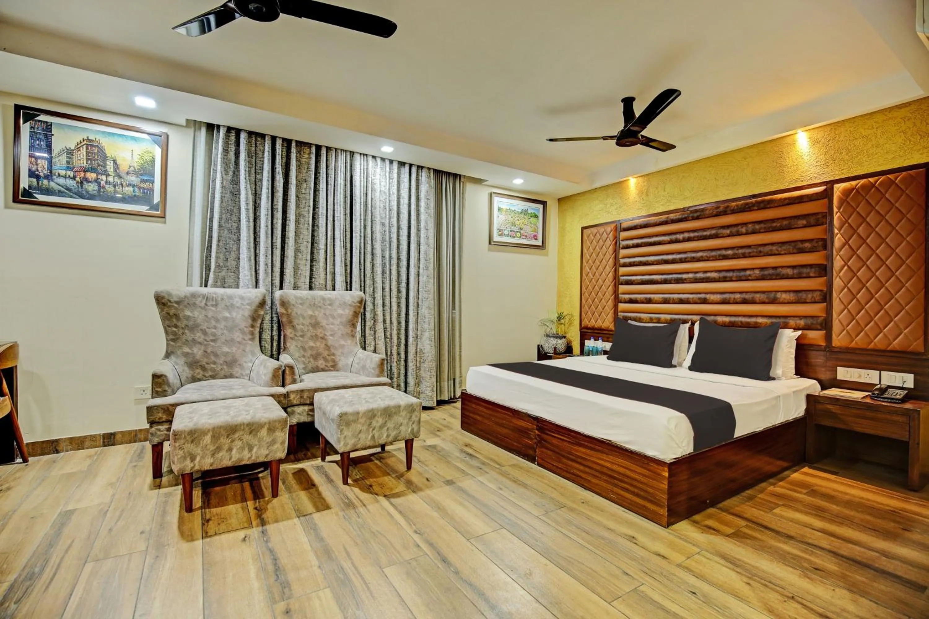 Deluxe Double Room - single occupancy in Super Townhouse Eastern View Formerly Vihaan Residency