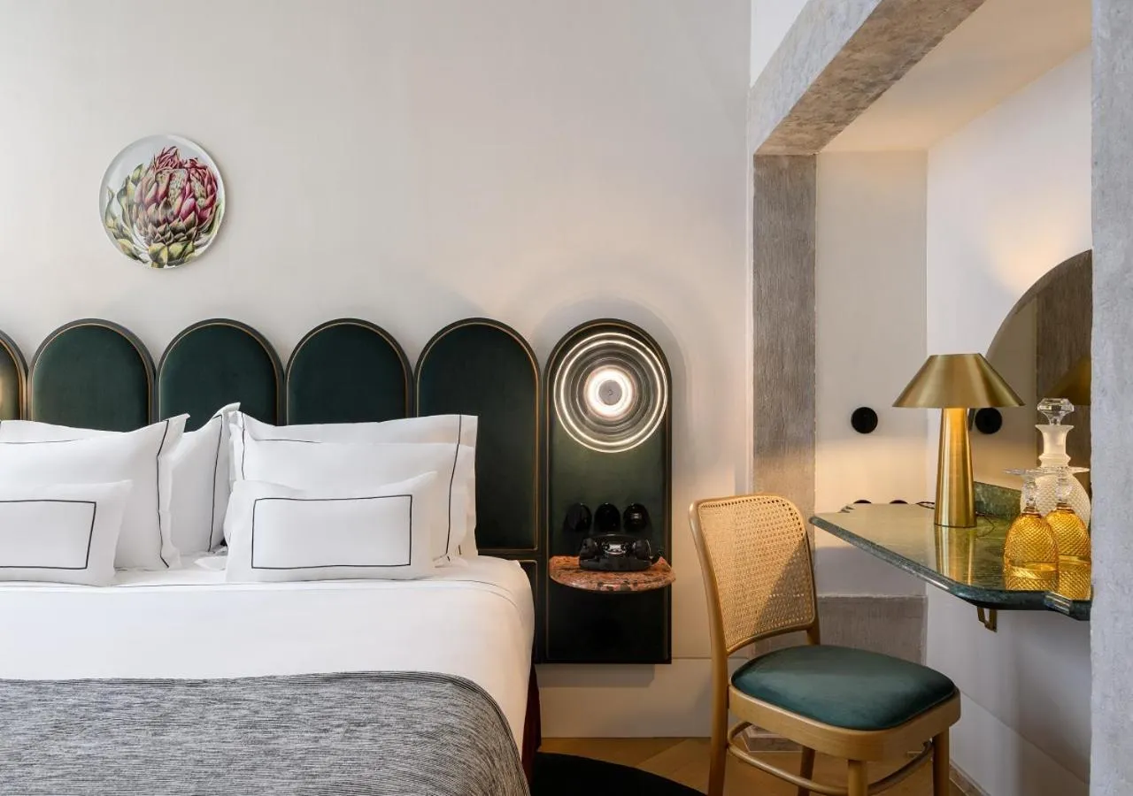 Double Room Interior Courtyard in Montebelo Vista Alegre Lisboa Chiado Hotel