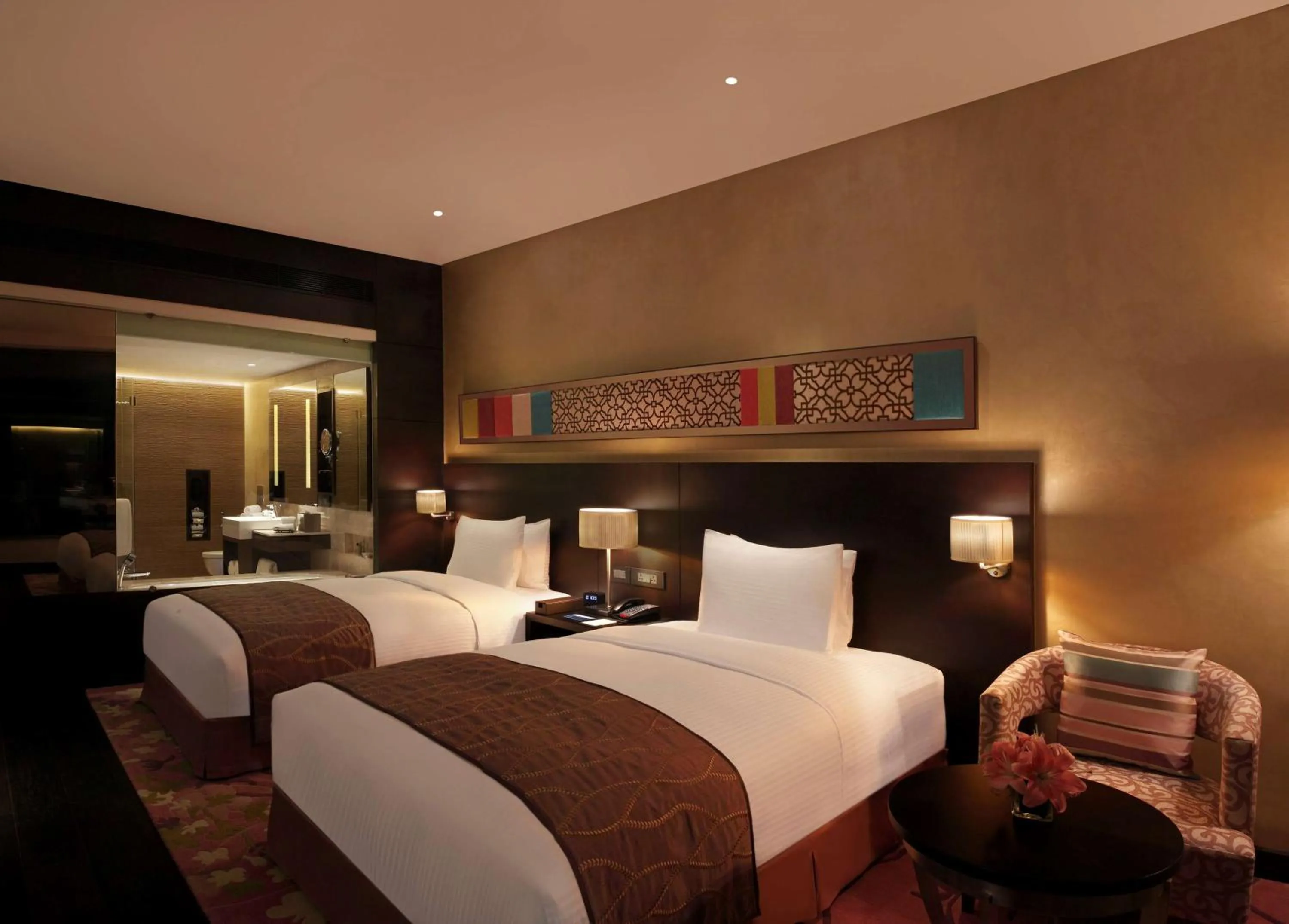 Executive Twin Room with Lounge Access - single occupancy in Hilton Jaipur