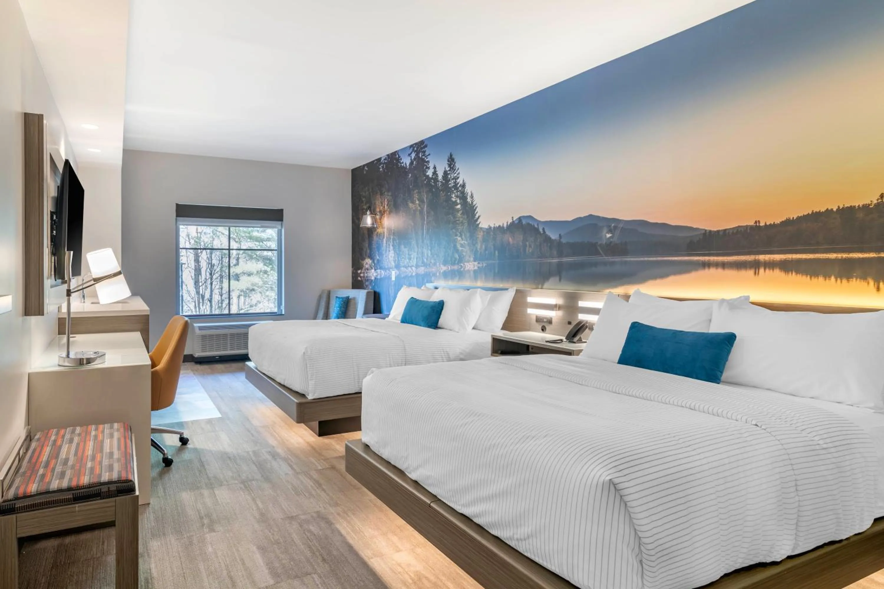 Suite with Two Queen Beds - Accessible/Non-Smoking in Cambria Hotel Lake Placid - Lakeside Resort