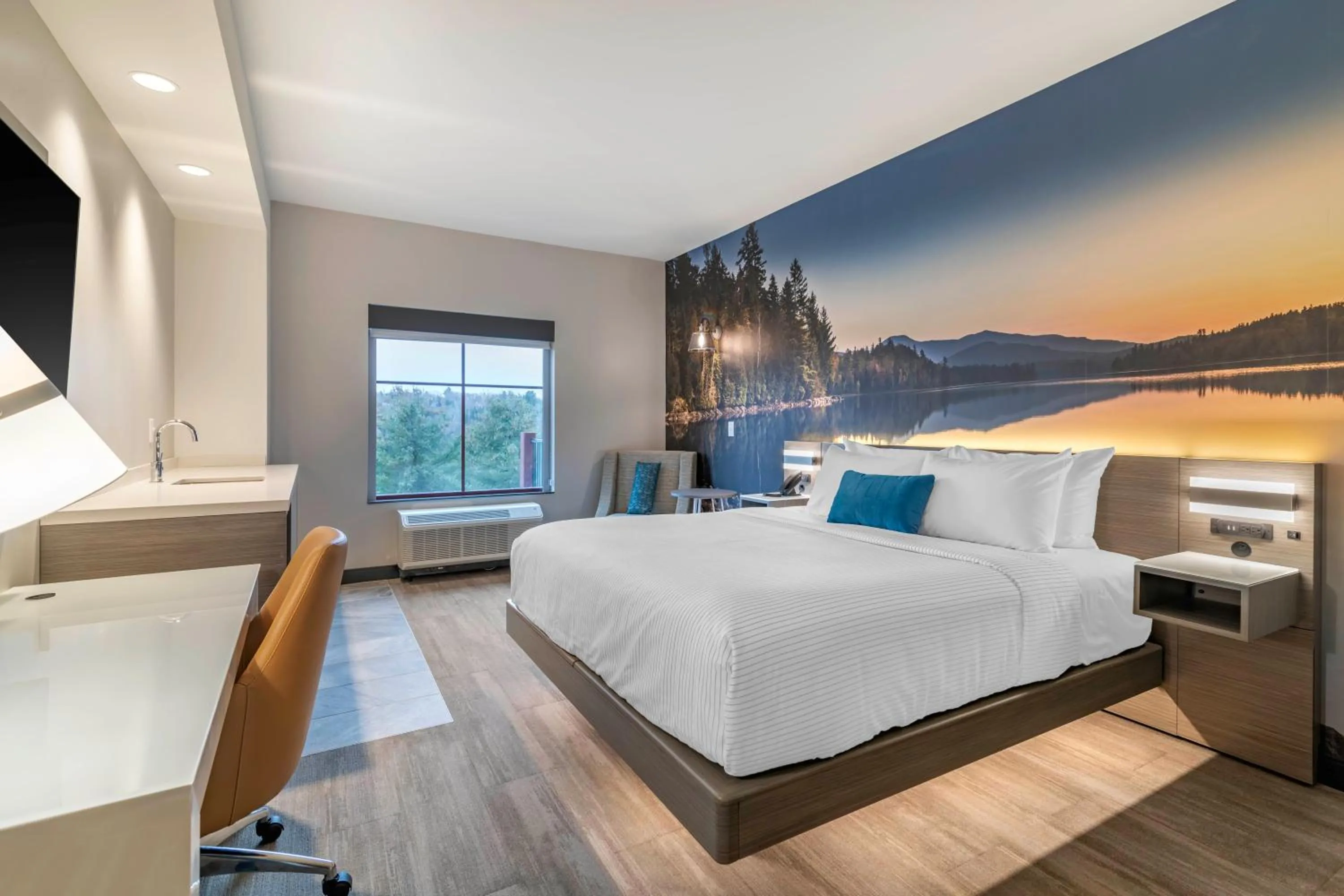 Deluxe King Room in Cambria Hotel Lake Placid - Lakeside Resort