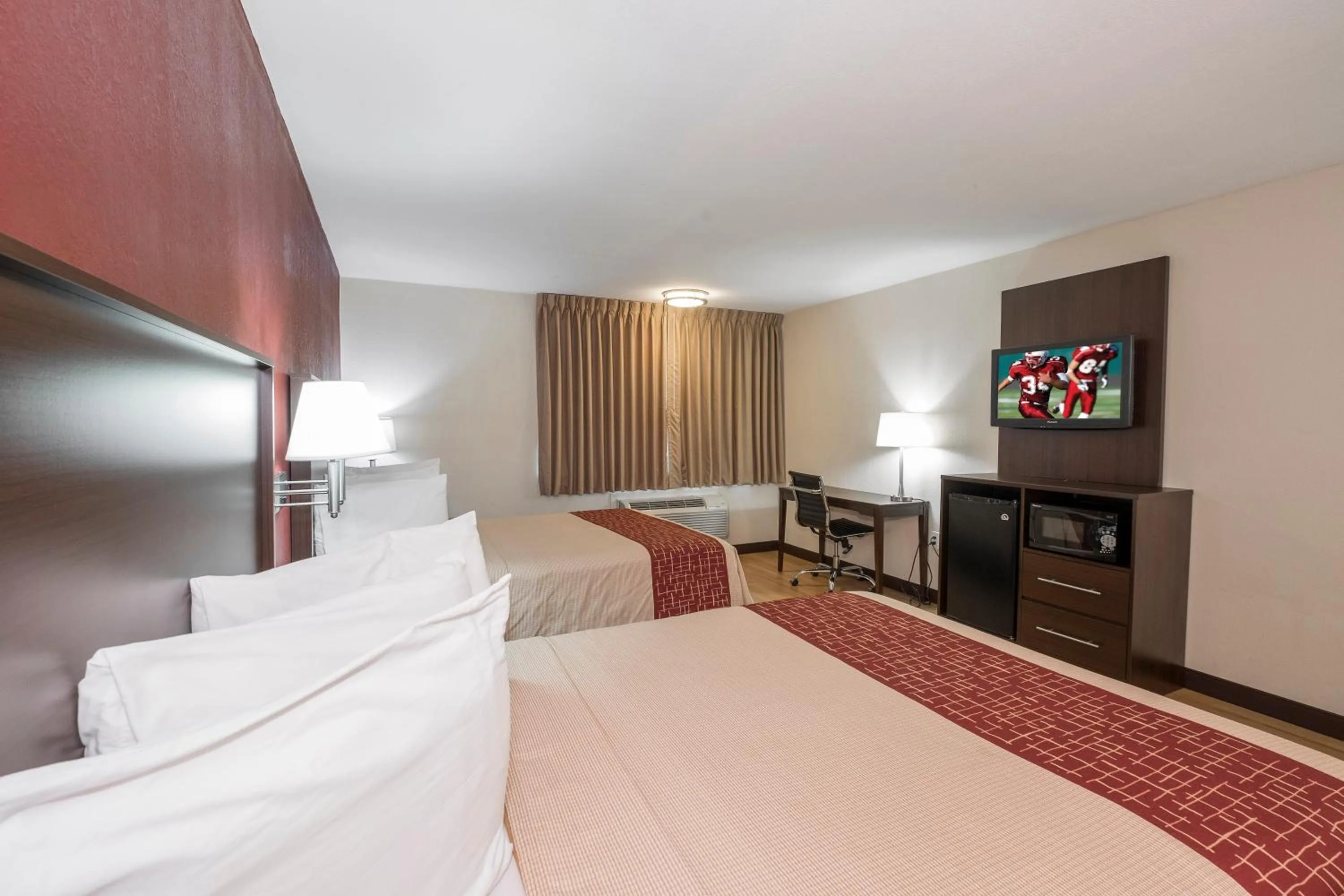 Deluxe Room with Two Queen Beds Smoke Free in Red Roof Inn PLUS+ Poughkeepsie