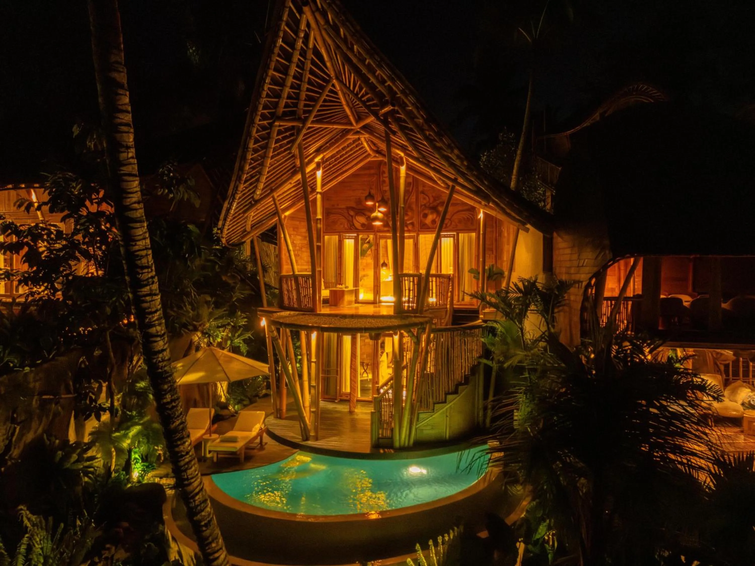 Two-Bedroom Villa in Bambootel Sawah View