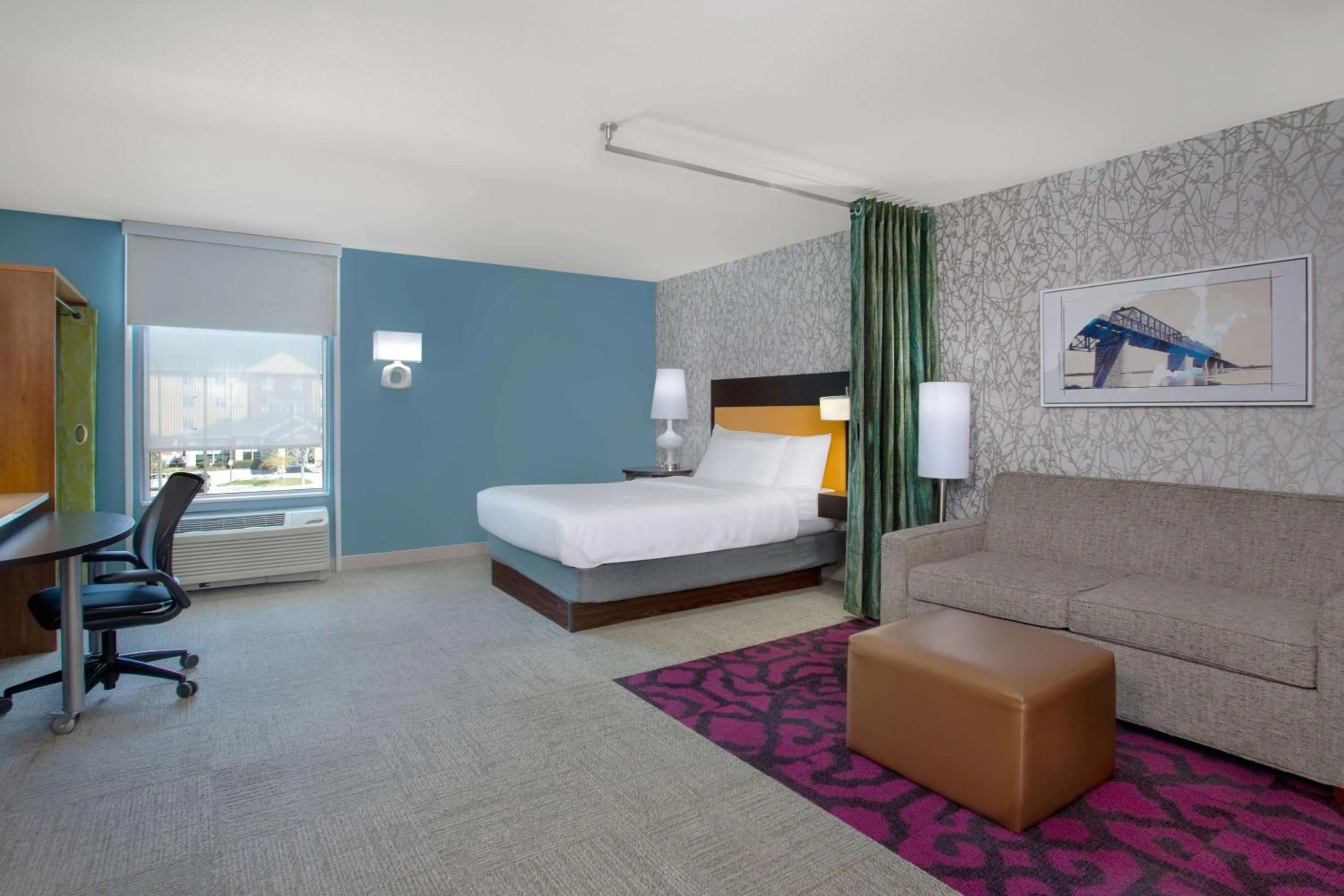 Queen Suite - Mobility Access/Non-Smoking in Home2 Suites By Hilton Omaha West