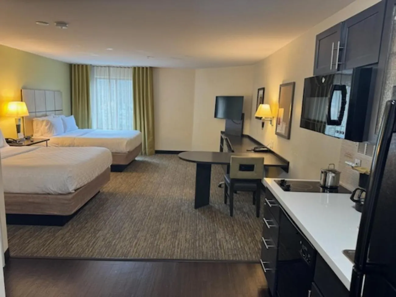 Queen Studio Suite with Two Queen Beds - River View in Candlewood Suites Eugene Springfield by IHG