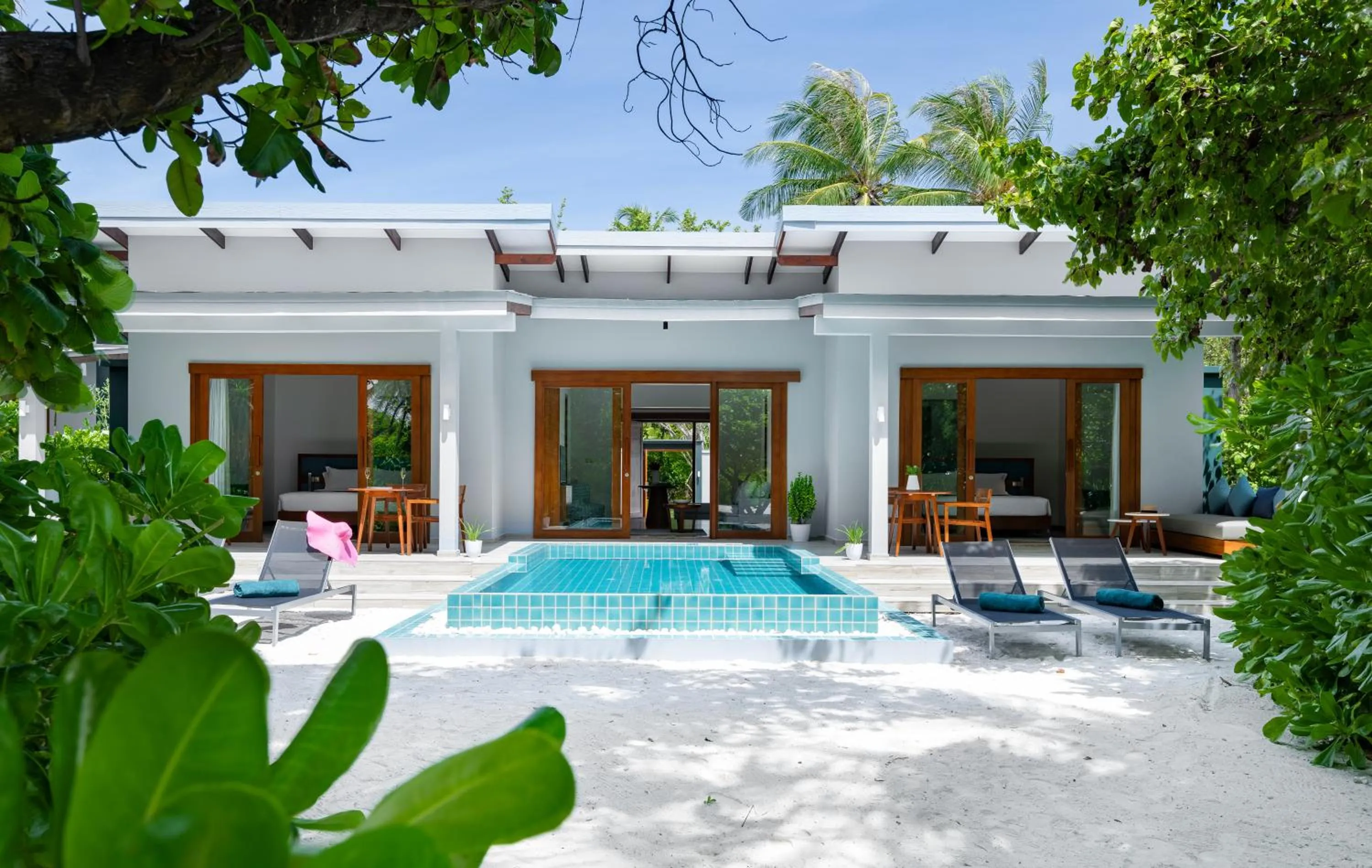 Two-Bedroom Sunset Beach Villa with Pool  in Ifuru Island Maldives - FREE Domestic Flight Transport for 1 Person with a Minimum 5 Night Stay between 20th April and 15th October