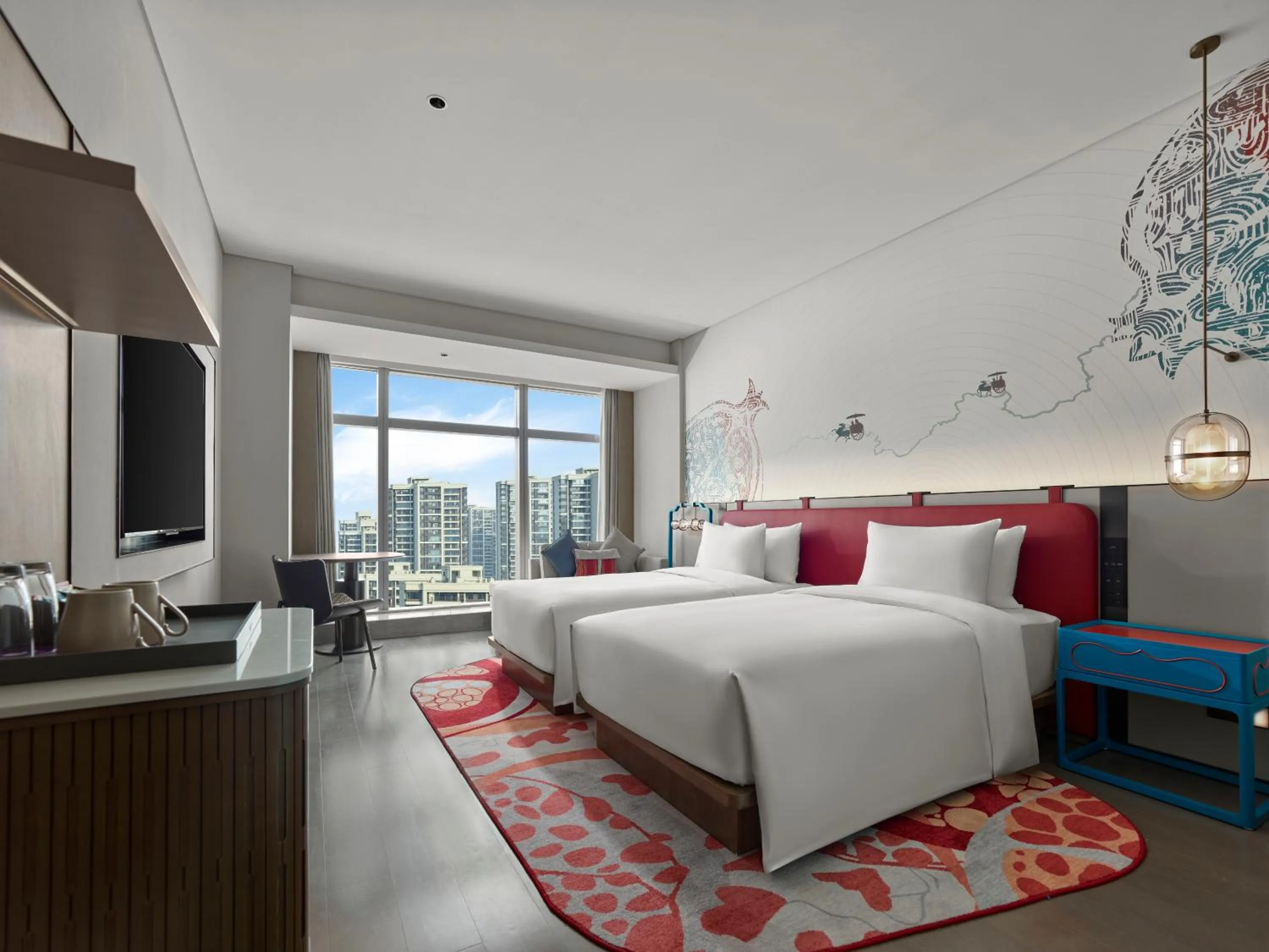 Twin Room with Garden View in Dhawa Xi'an Chanba