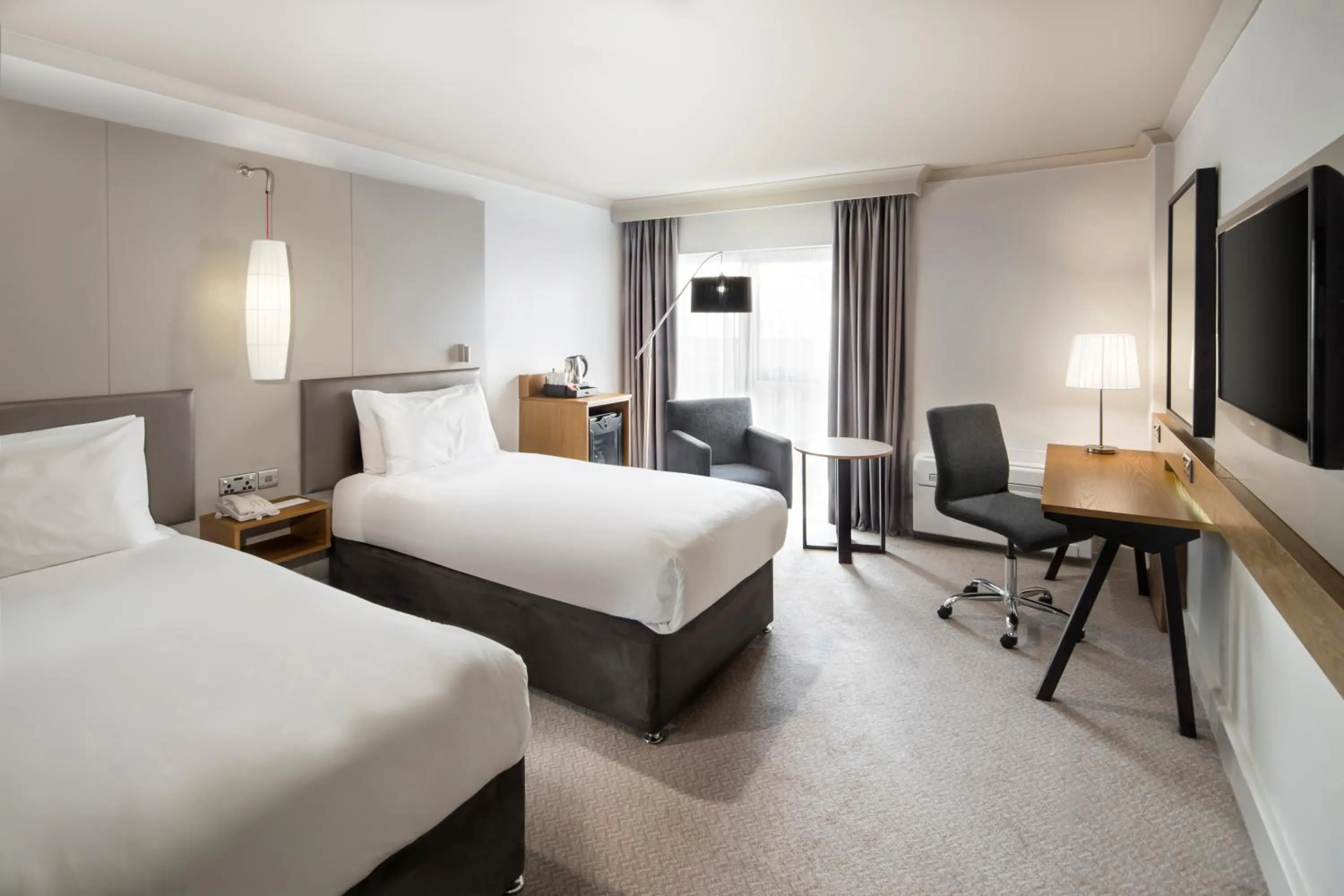 Standard Twin Room - Disability Access in Crowne Plaza Plymouth by IHG