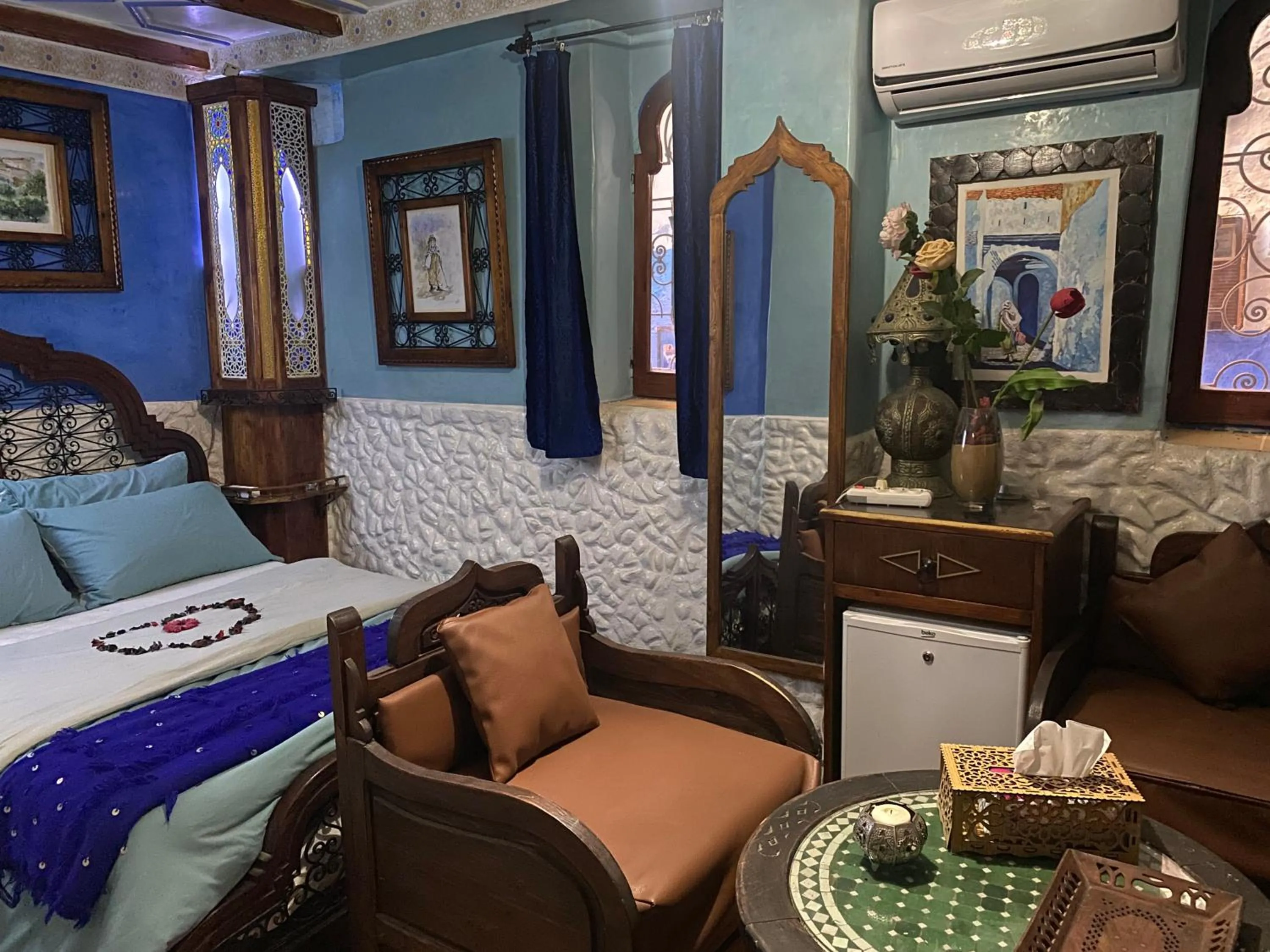 Deluxe Double Room in Riad Azurite