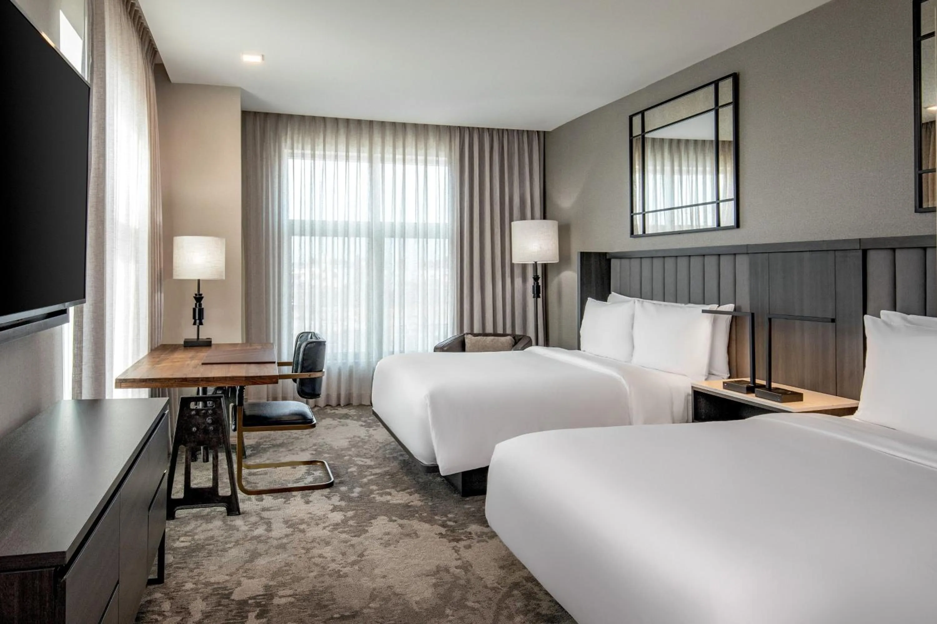 Corner Queen Room in The Artisan at Tuscan Village, Salem, NH, a Tribute Portfolio Hotel