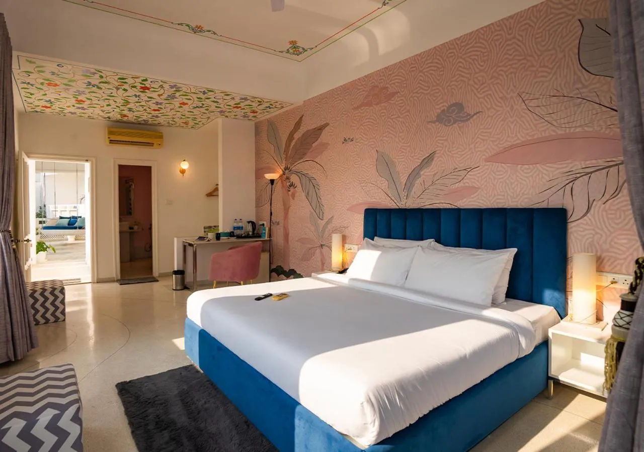 King Room with Balcony in Moustache Udaipur Verandah