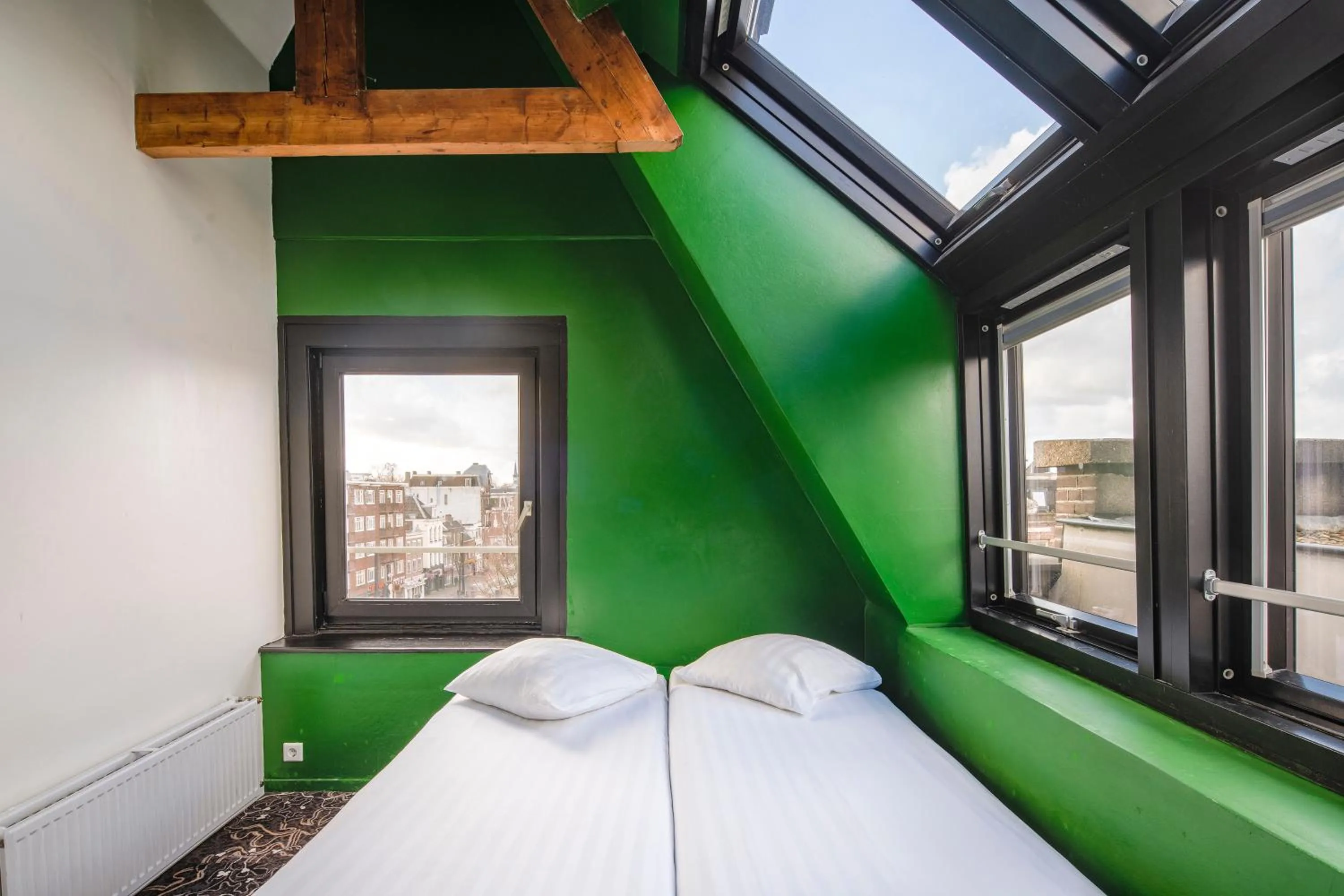 Twin Room - Shared Facilities in Princess Hostel Leidse Square Amsterdam