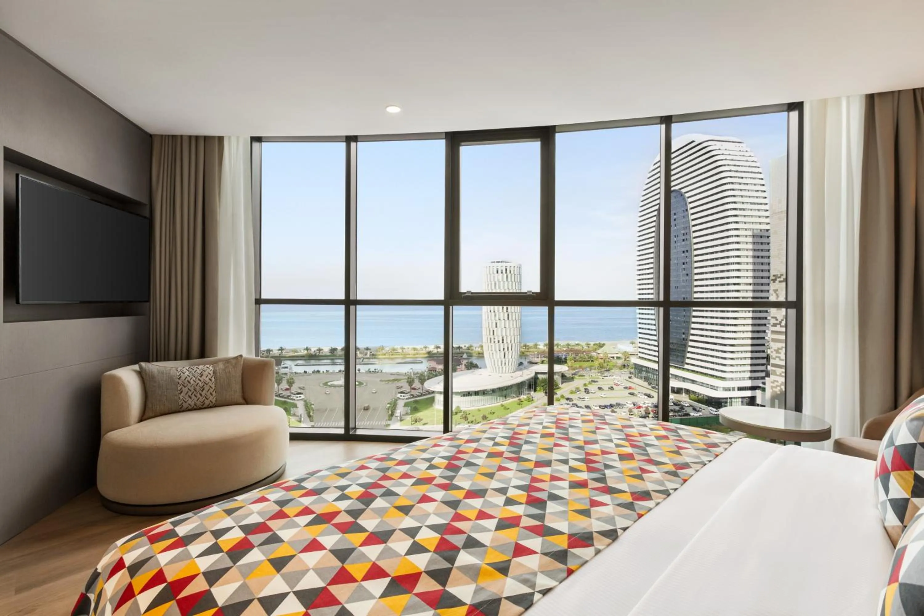 Junior King Suite with Sea View in Billionaire Ramada Plaza by Wyndham Batumi & Casino